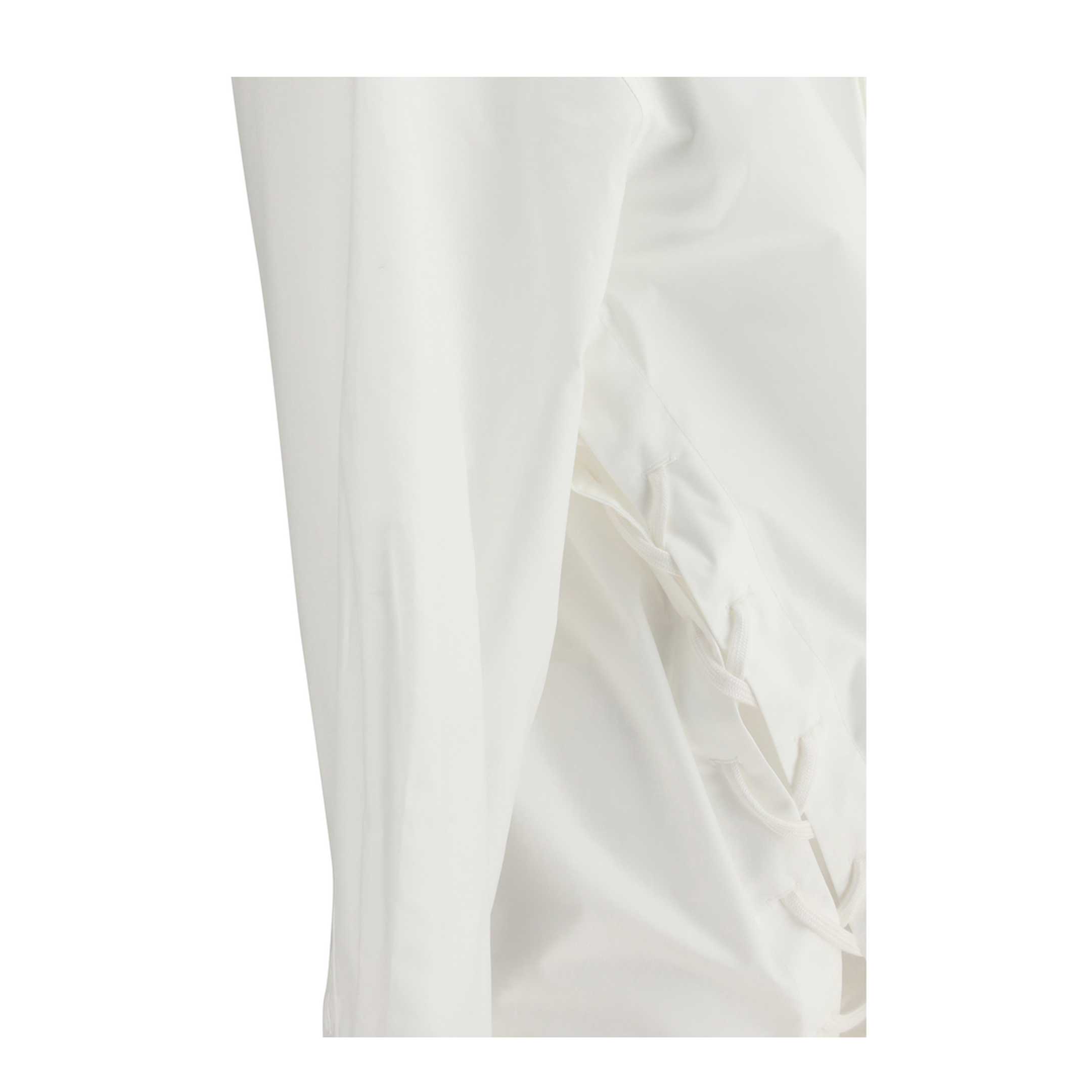 Lace-up Cotton Shirt - Image 3