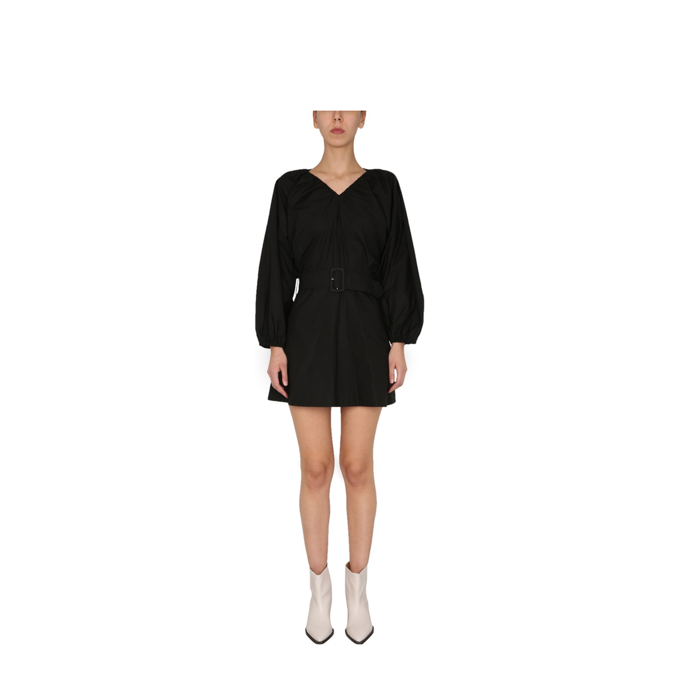 Balloon Sleeves Dress - Image 1