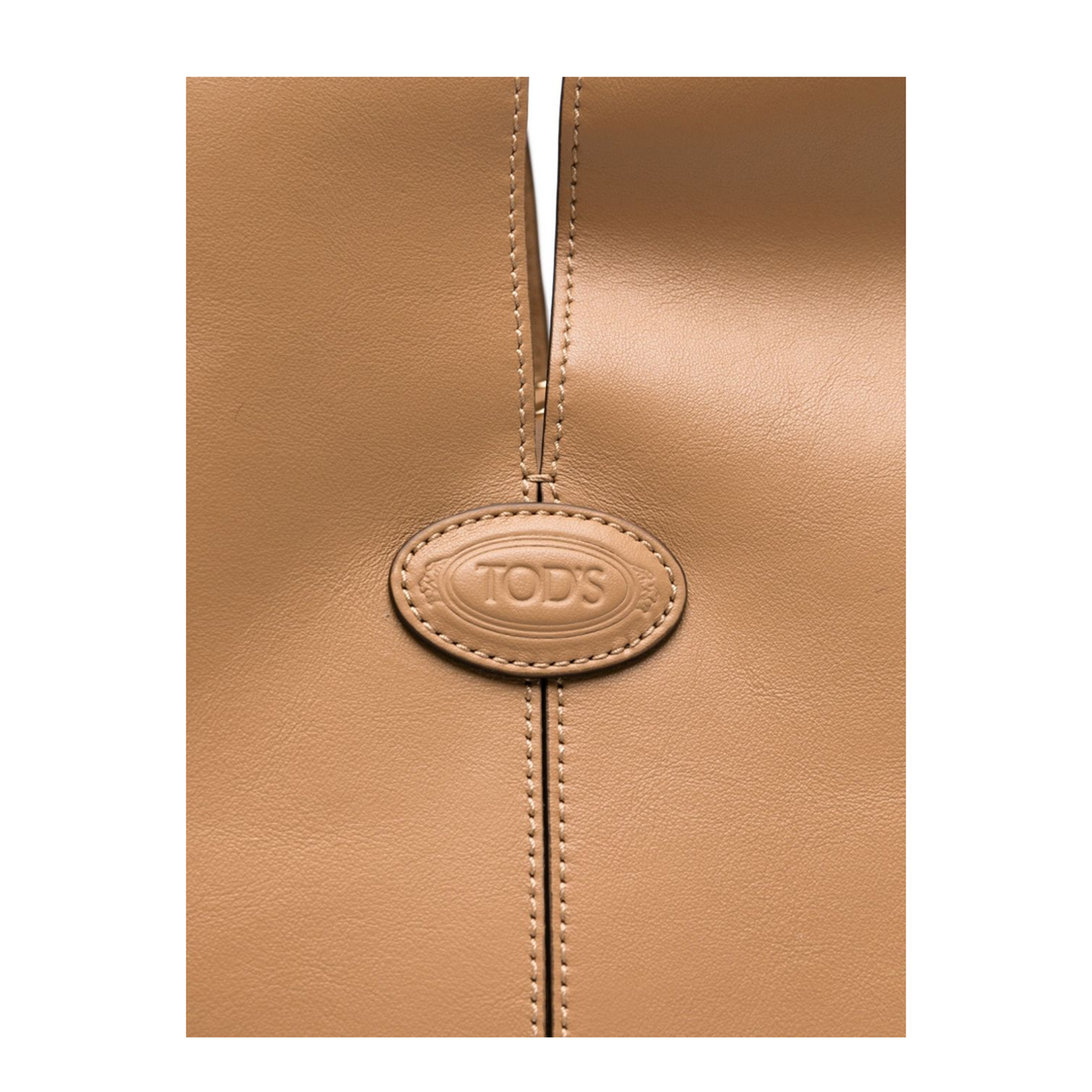 Light Brown Calf Leather Top Handle Bag - Image 4