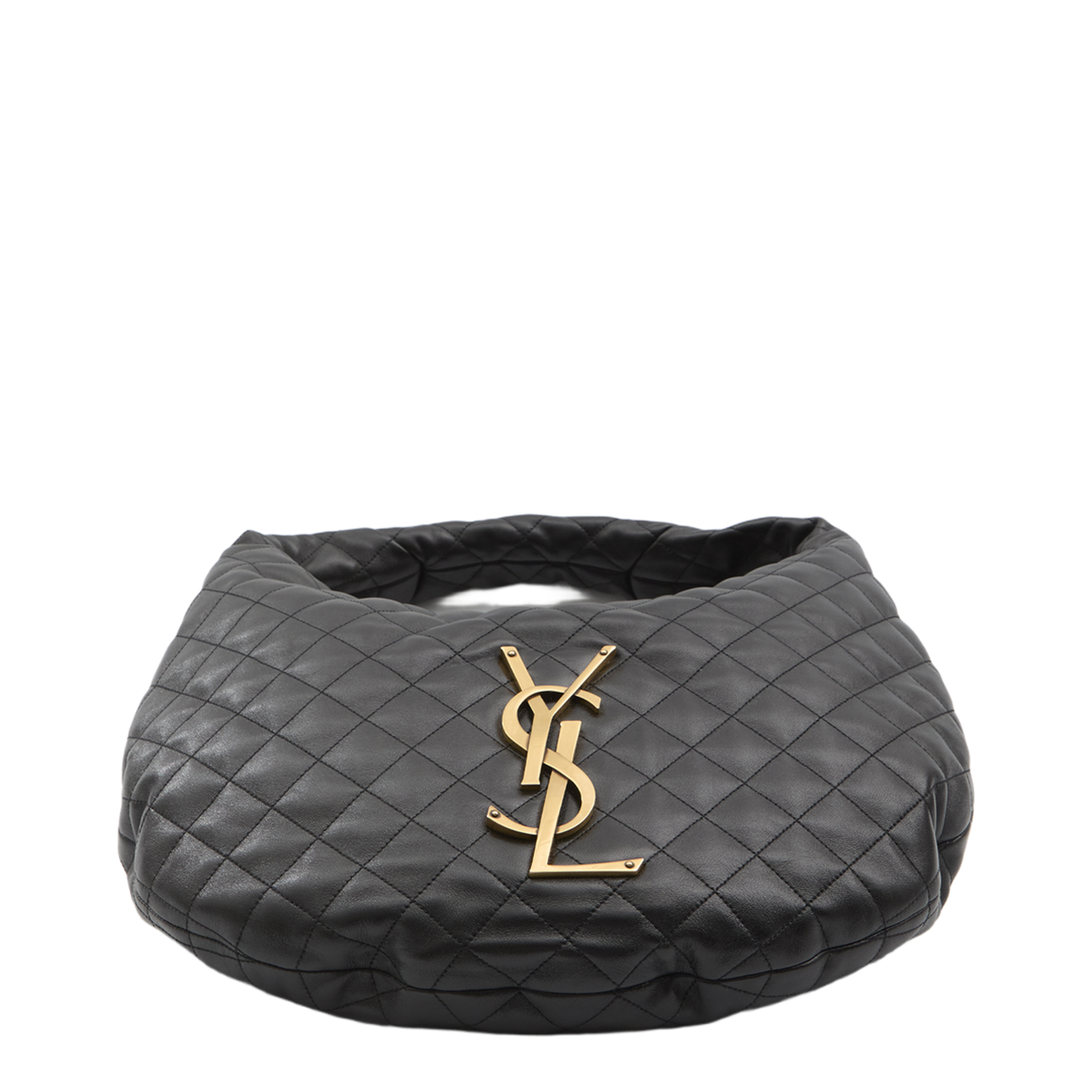 ICARE Hobo in Quilted Nappa in Black - Image 3