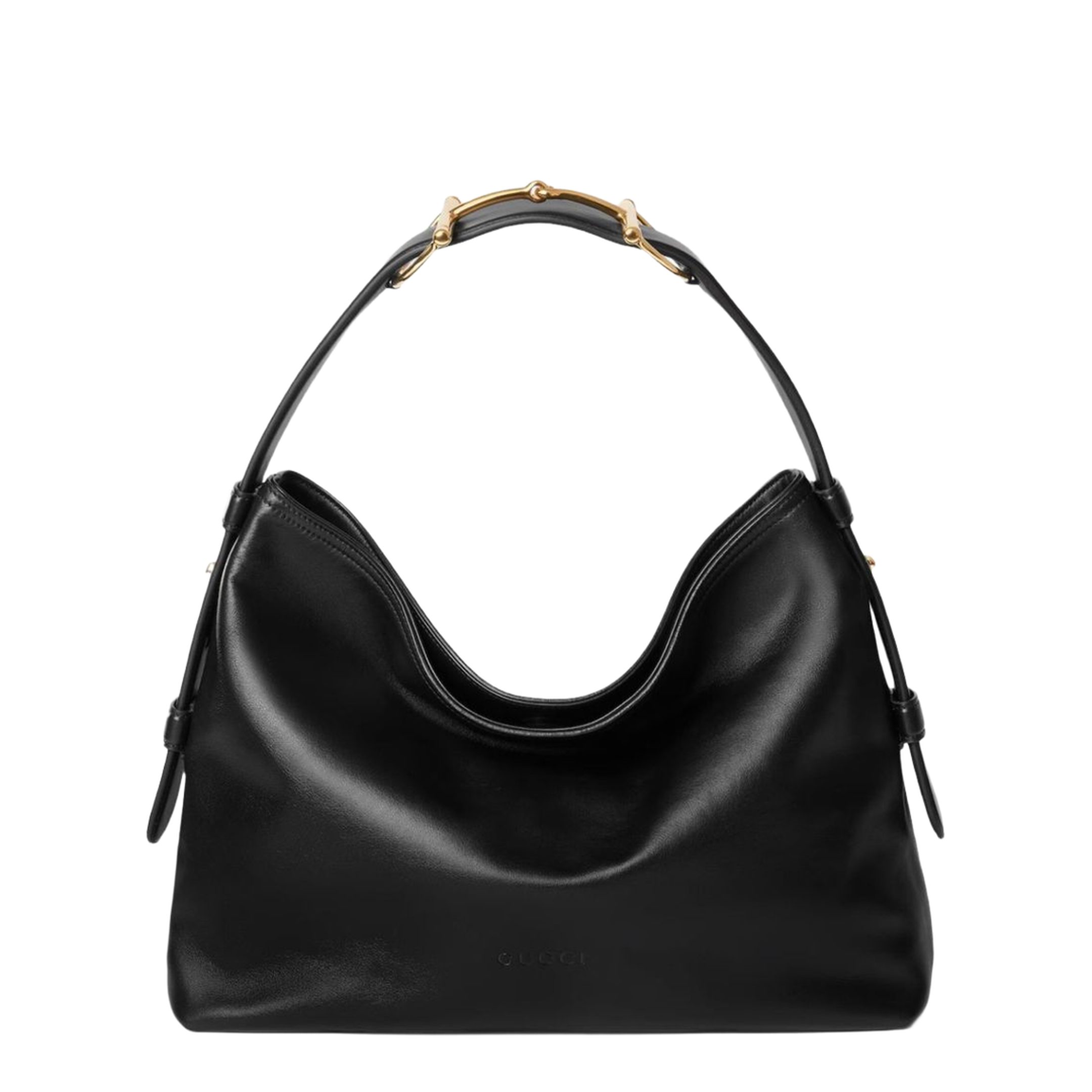 Beatrix Medium Leather Shoulder Bag - Black - Image 1