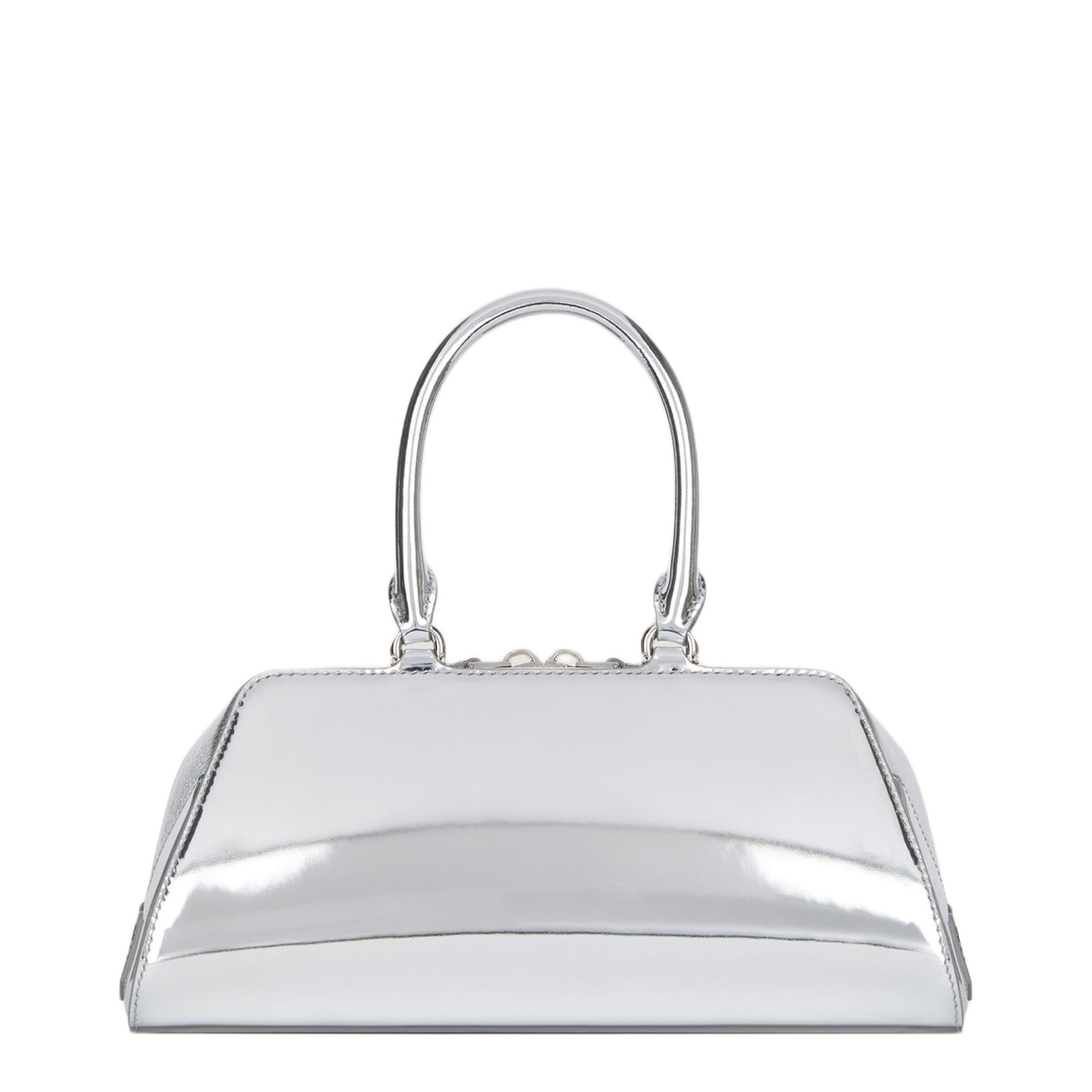 Small Antigona East-West Bag in Laminated Leather - Image 3