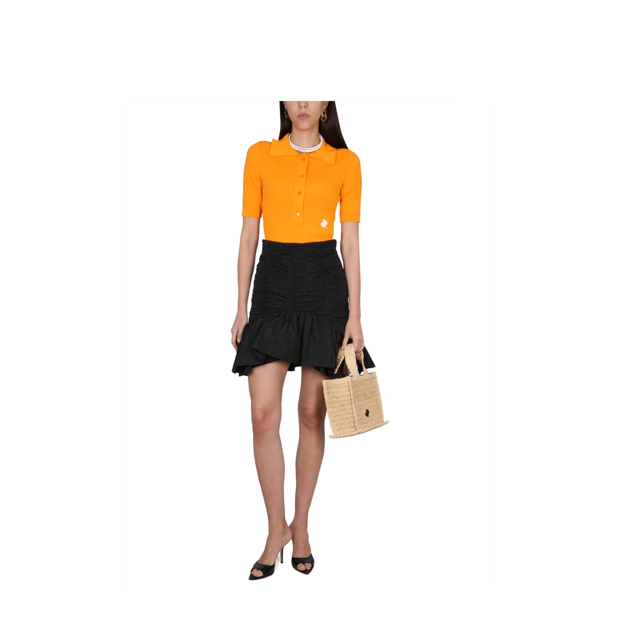 Flounced Mini Skirt - Image 2