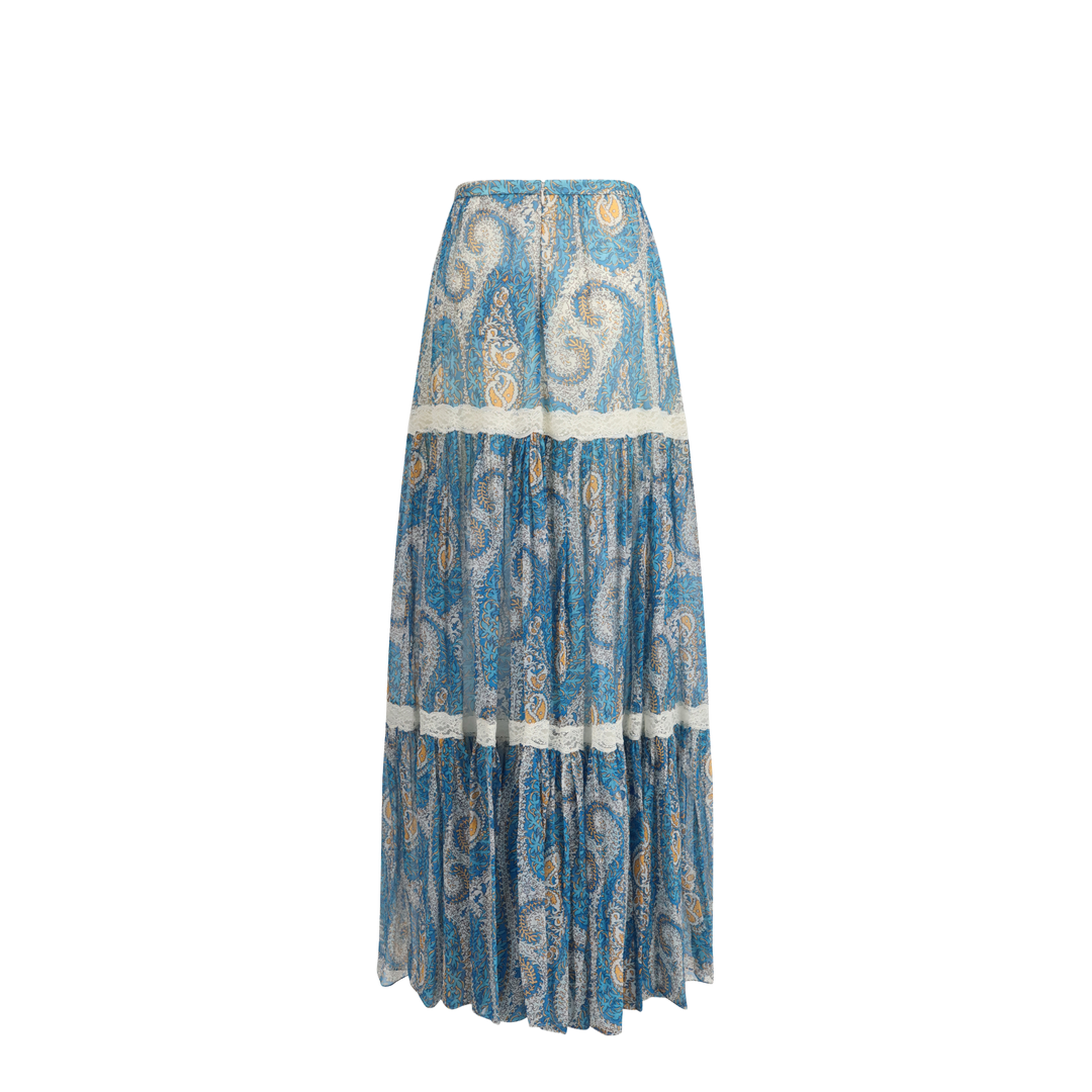 Silk Crepon Maxi Skirt - Image 2