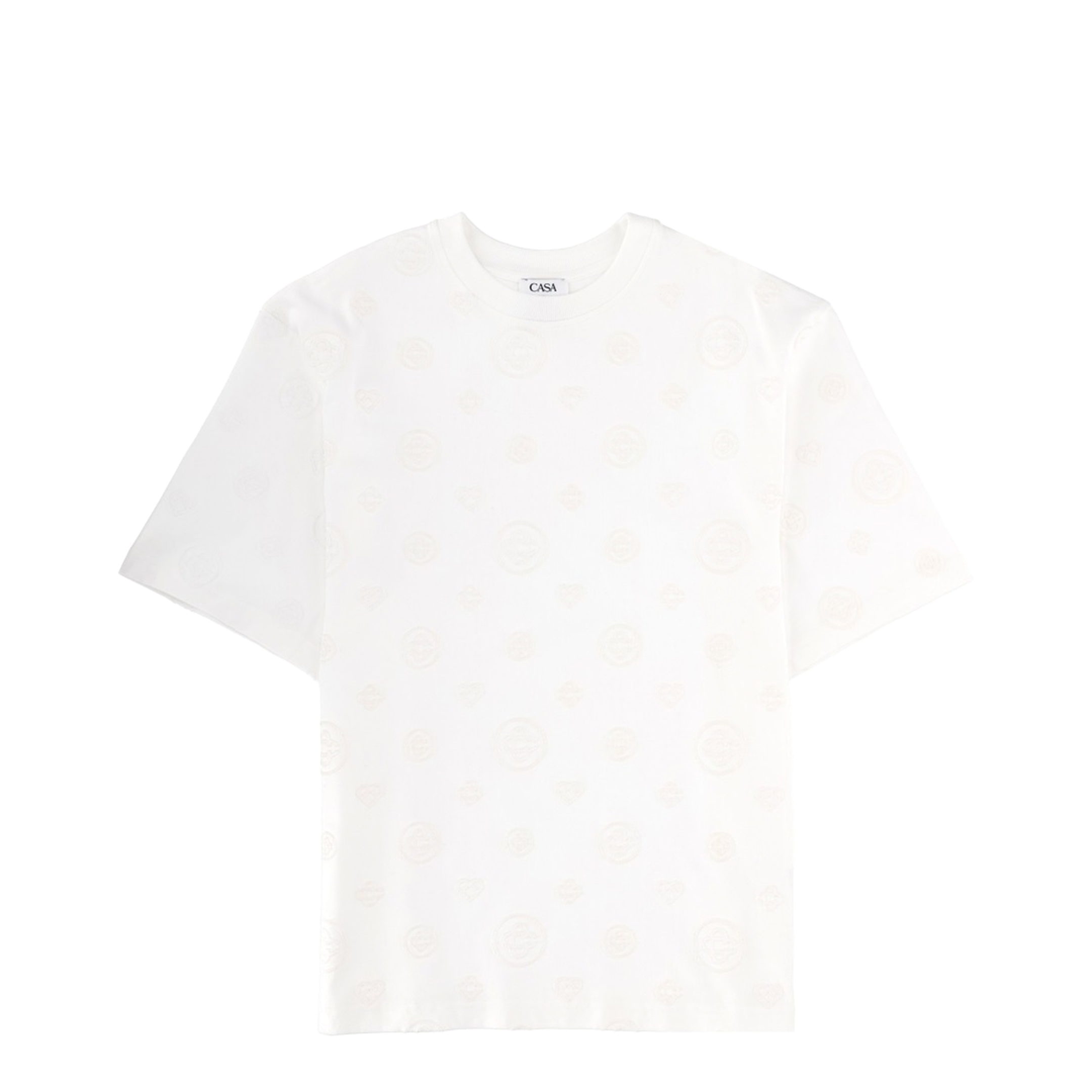 T-Shirt with Monogram Details - Image 1