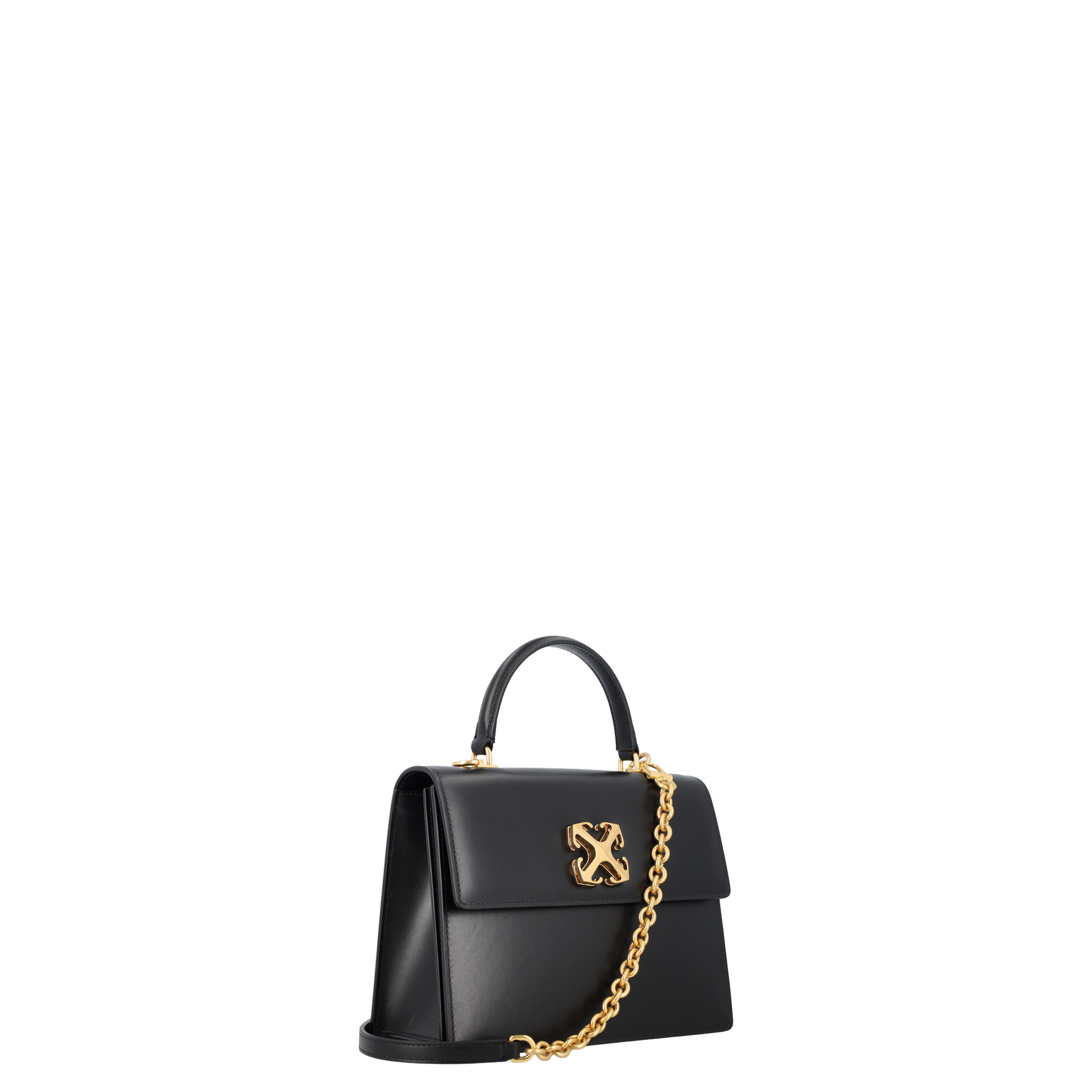 Black Leather Jitney 2.8 Handbag - Image 2