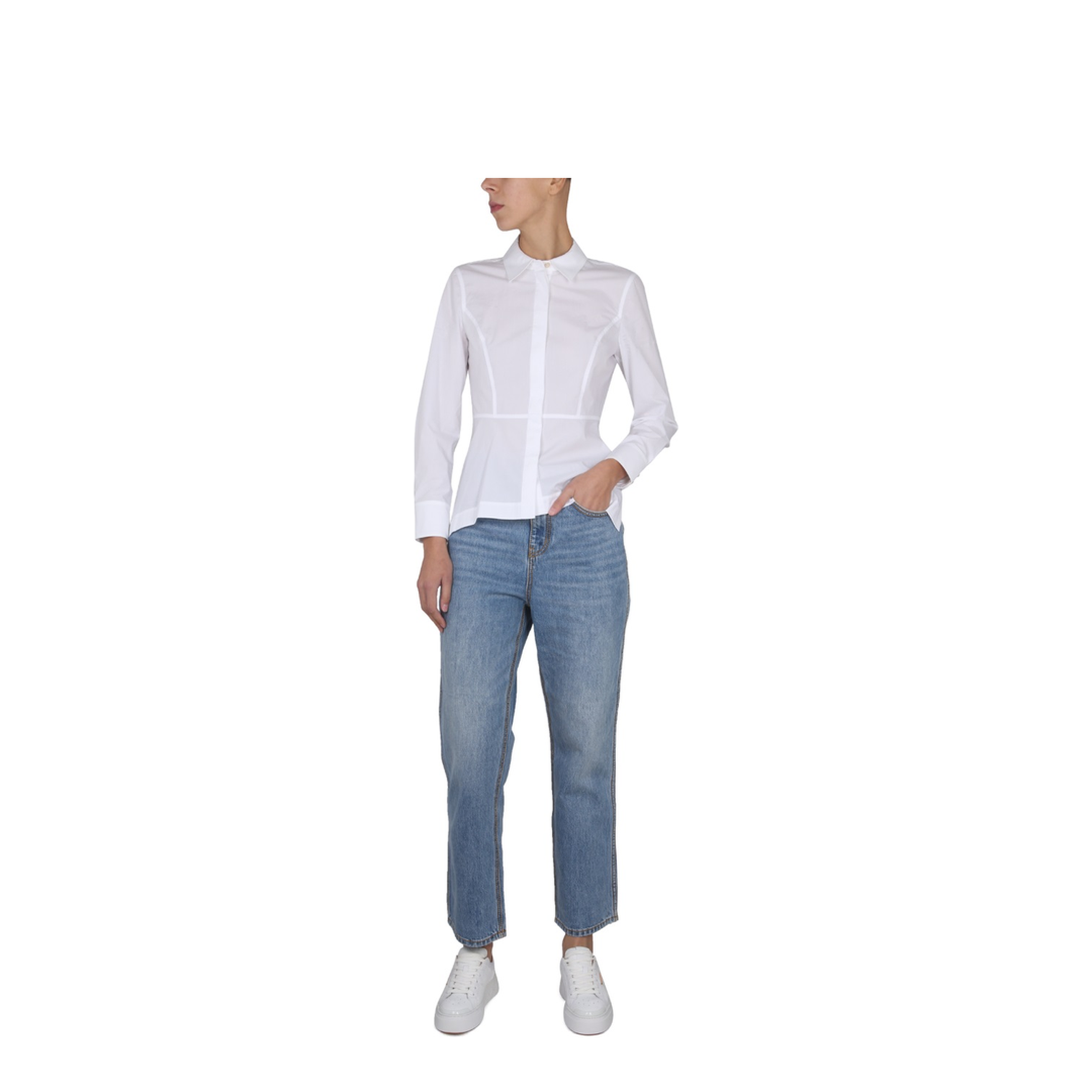 Shirt With Pleats - Image 2