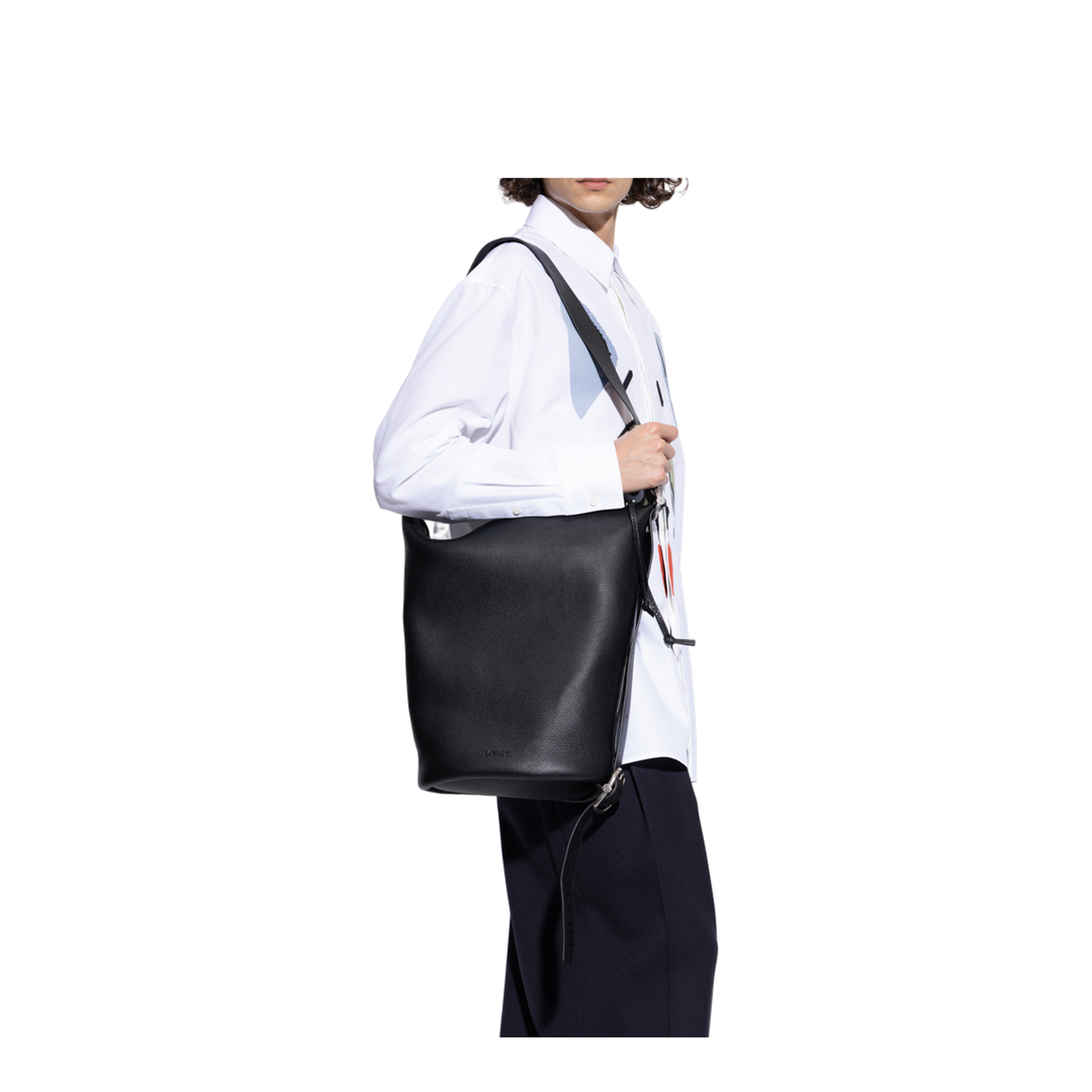 Loop Medium Shoulder Bag Bucket Type - Image 2