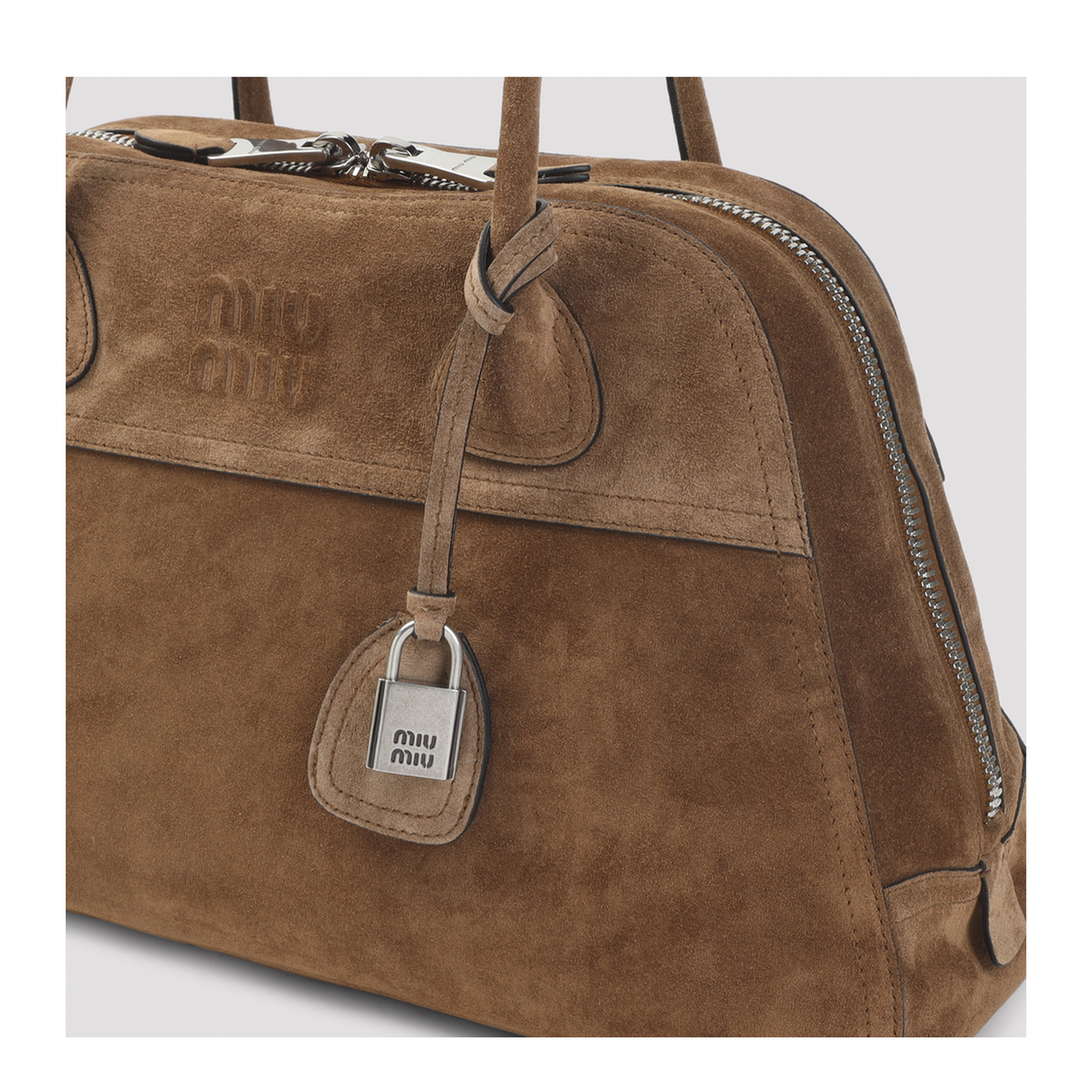 Vivant Suede Shoulder Bag - Cocoa Brown - Image 5