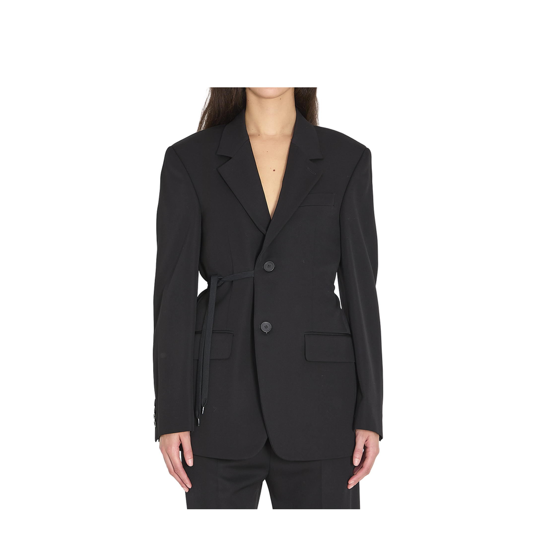 Barathea Tailored Wool Jacket - Image 1