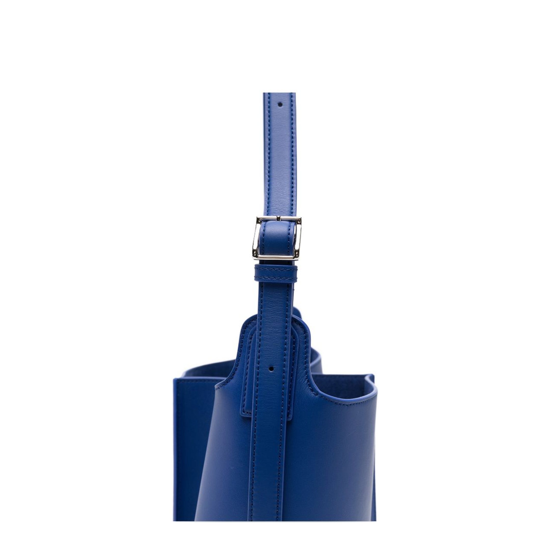 Bilbao Medium Calfskin Bucket Bag - Stellar Blue - Image 2