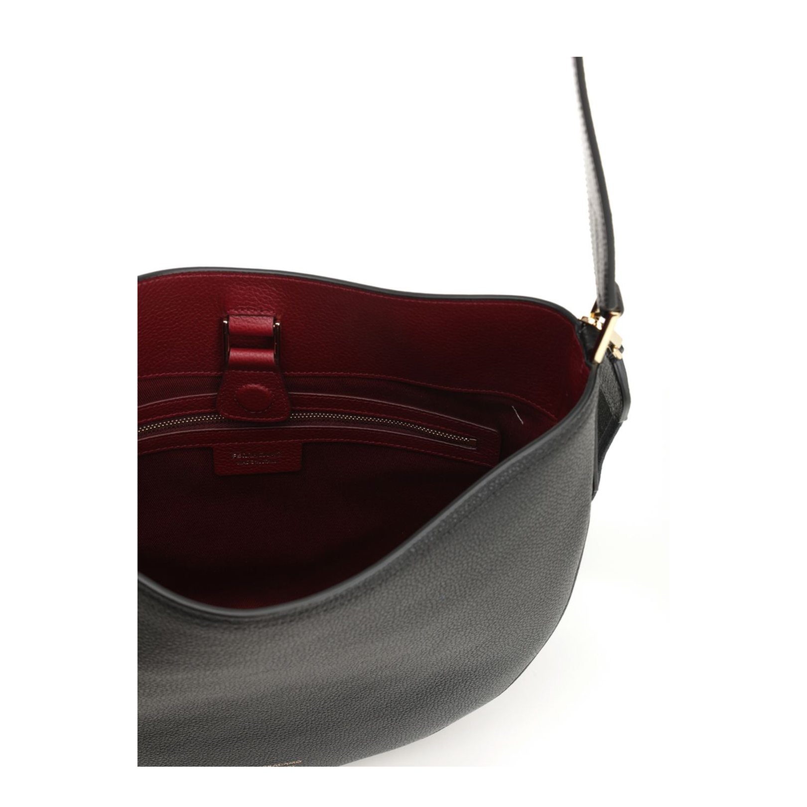 North-South Shoulder Bag in Black - Image 4