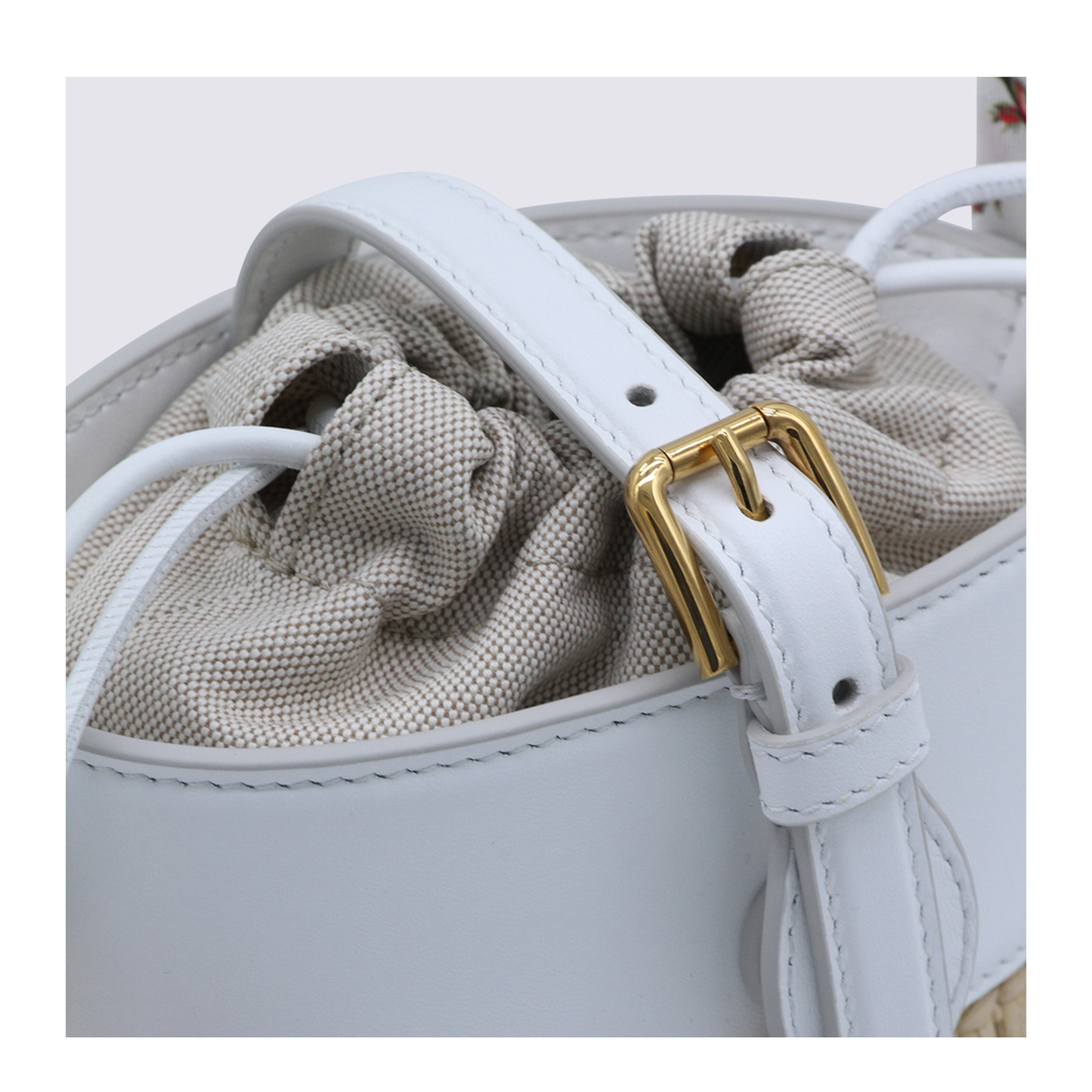 Capri Raffia Bucket Bag - Multicolor - Image 8