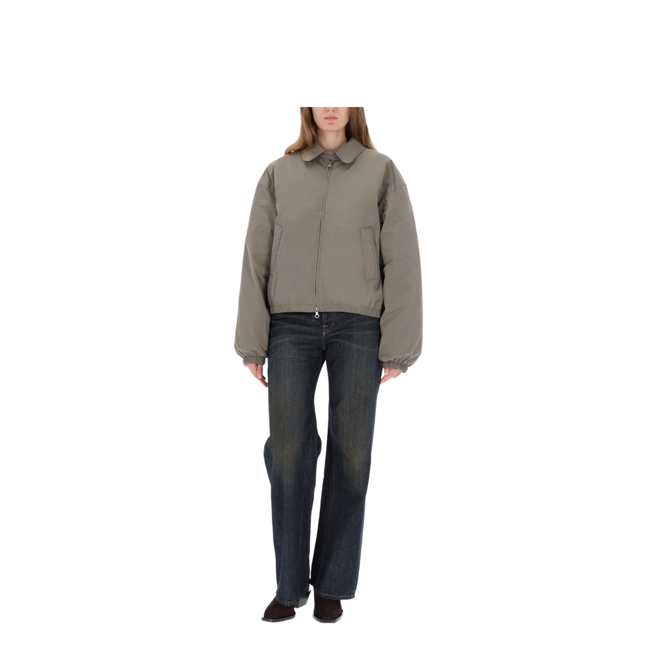 Cropped Avenue Puffa Jacket - Image 2