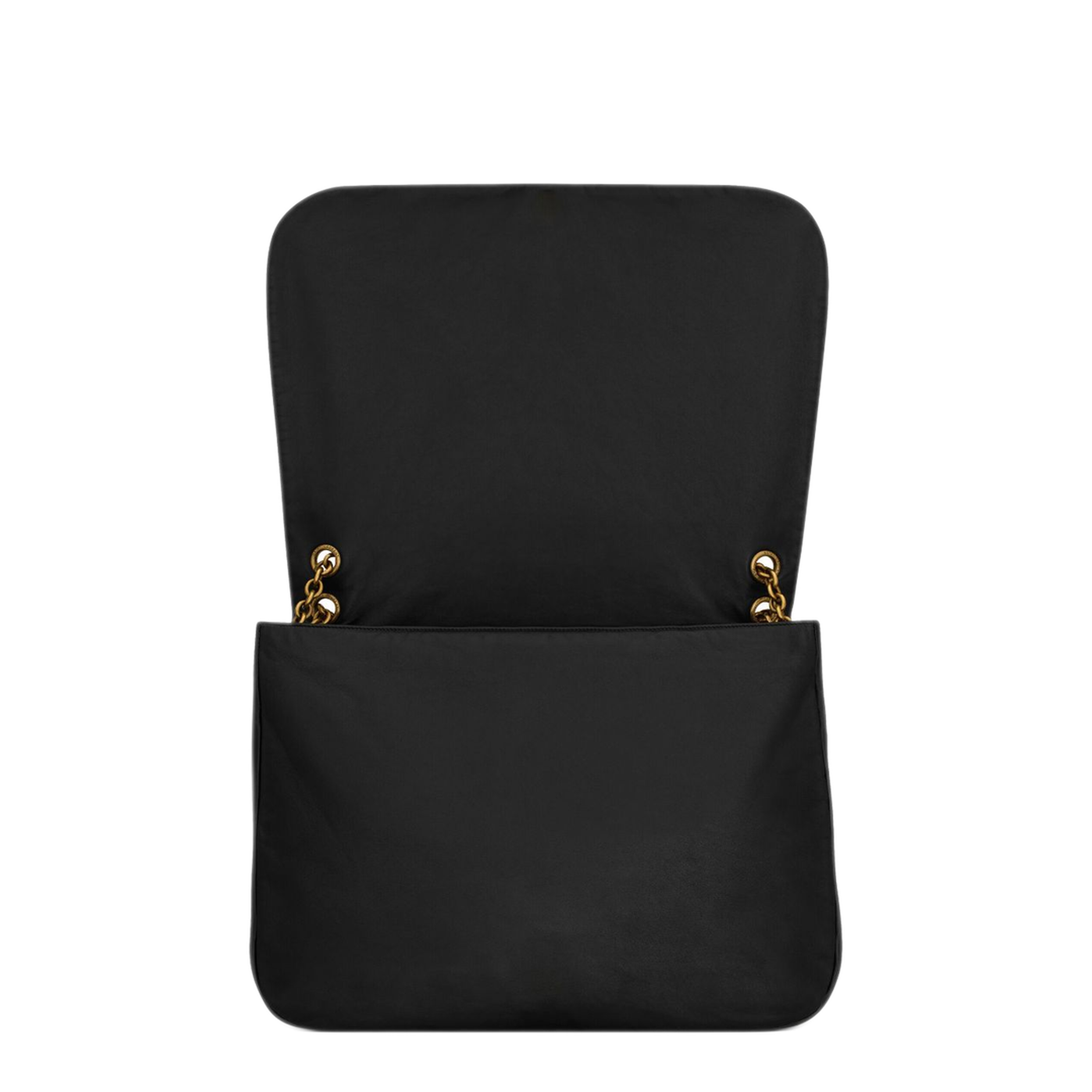 Jamie Maxi Lambskin Shoulder Bag - Black - Image 4