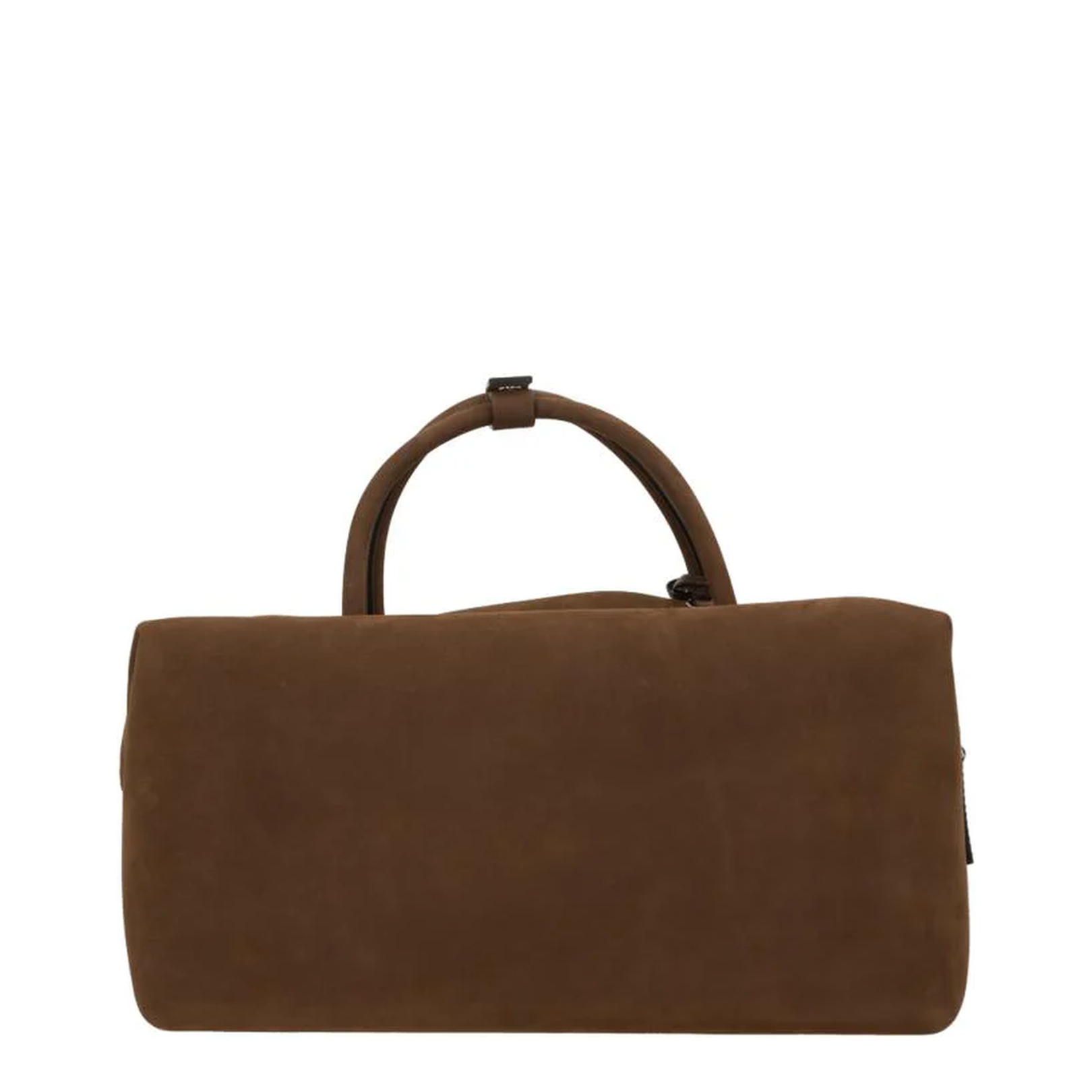 Holdall Large Bowler Bag in Nabuk Brown - Image 2