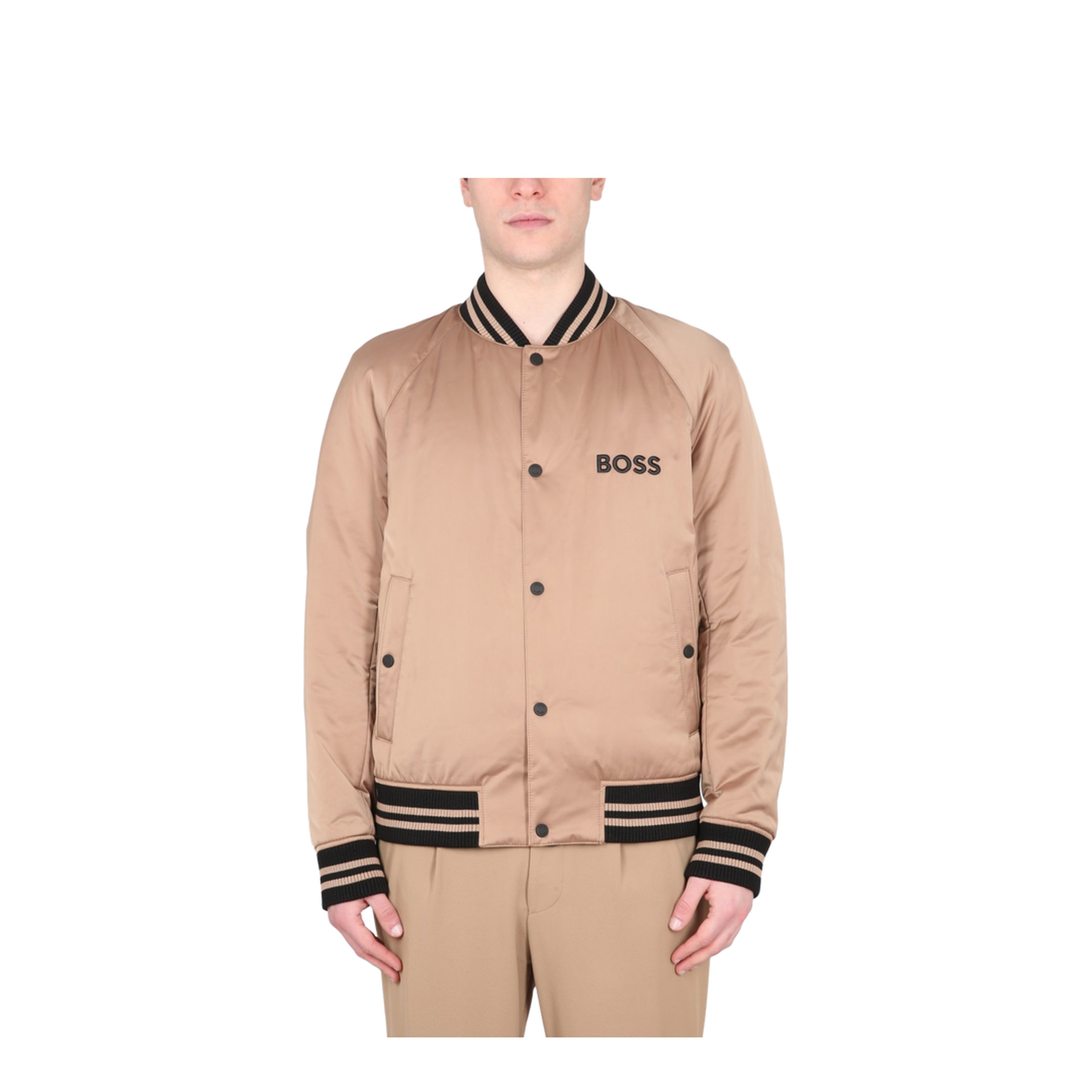 Bomber Jacket With Logo - Image 1