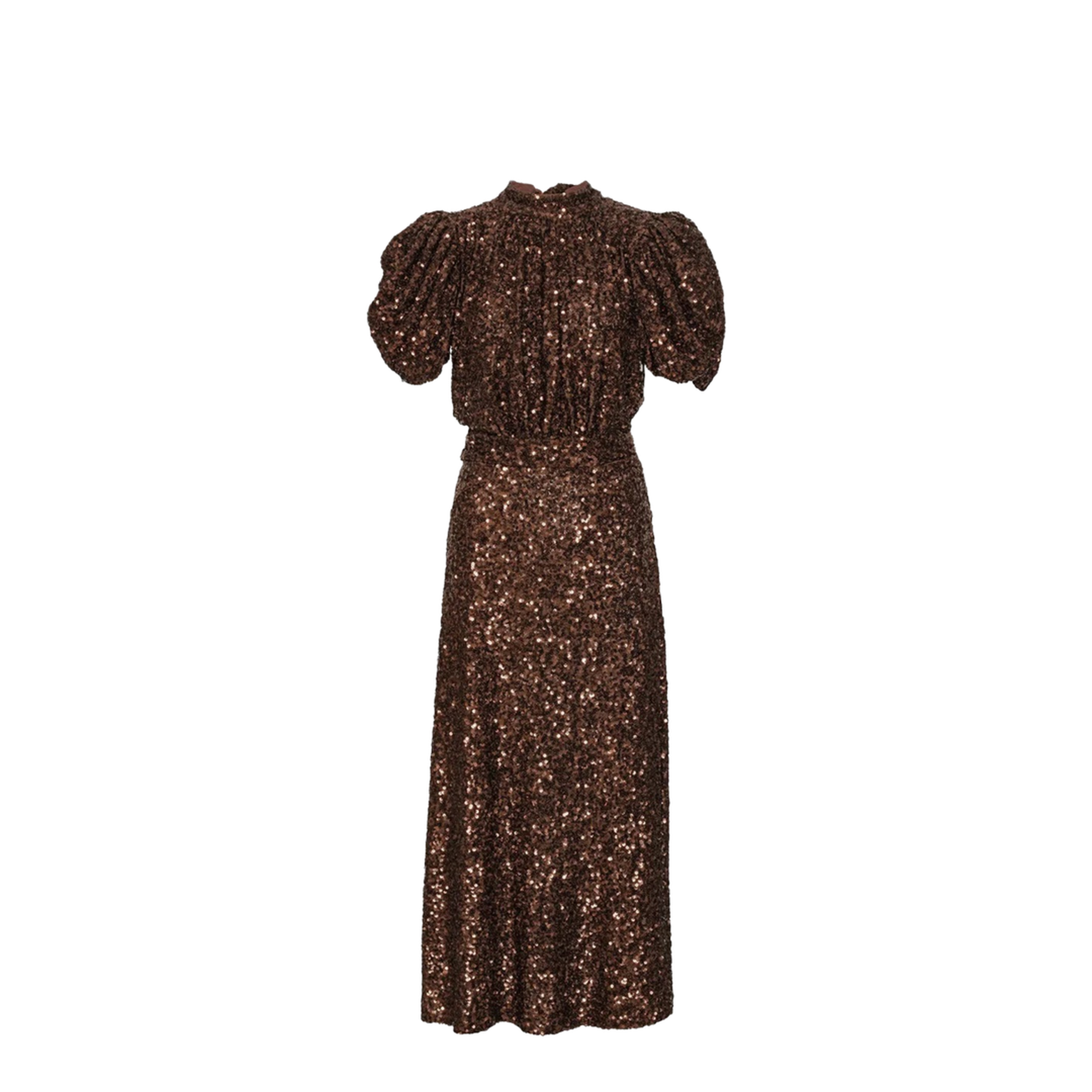 Midi Dress With Sequins - Image 1