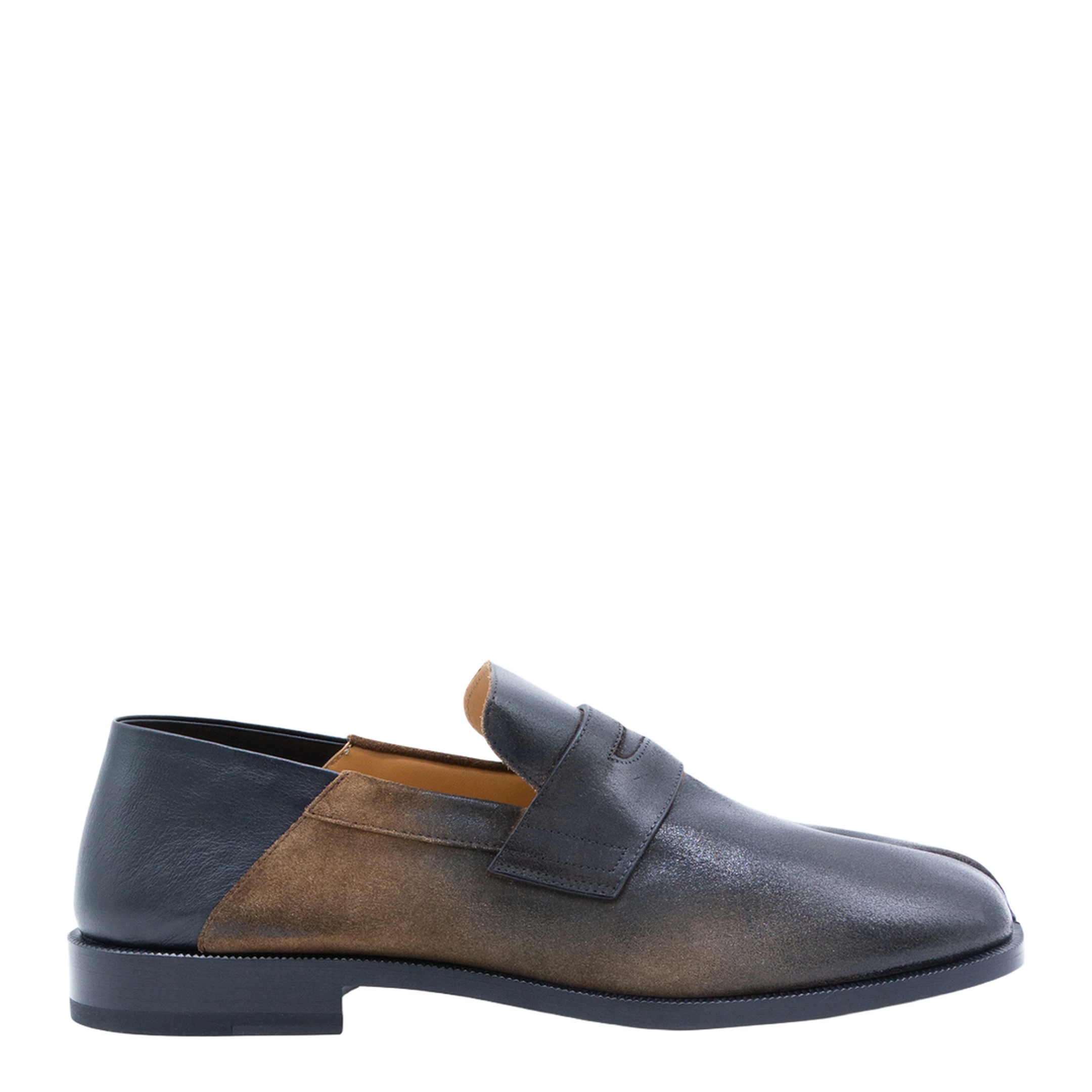 Tabi City loafers in suede with laminated treatment - Image 2