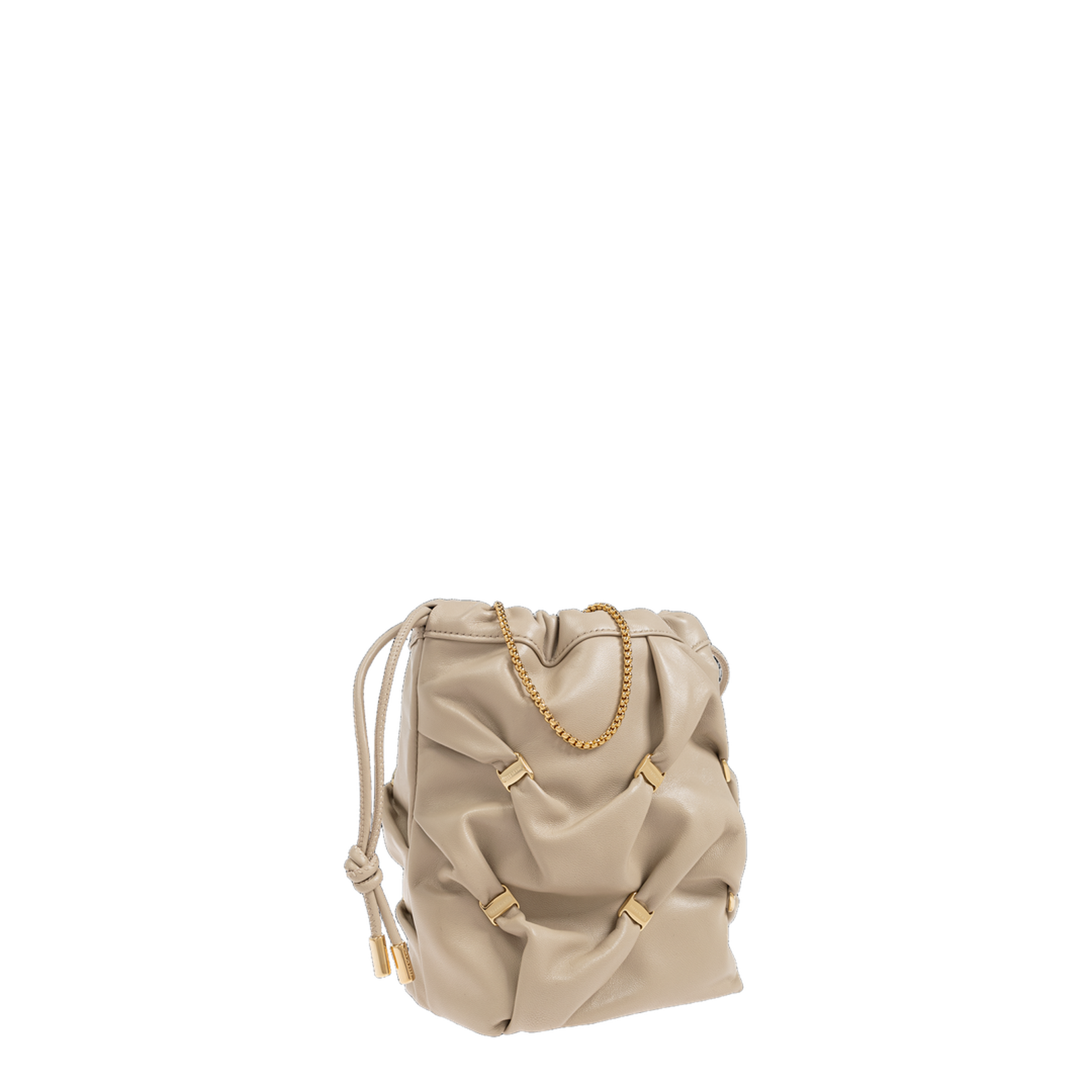 Calf Leather Shoulder Bag - Grey - Image 2