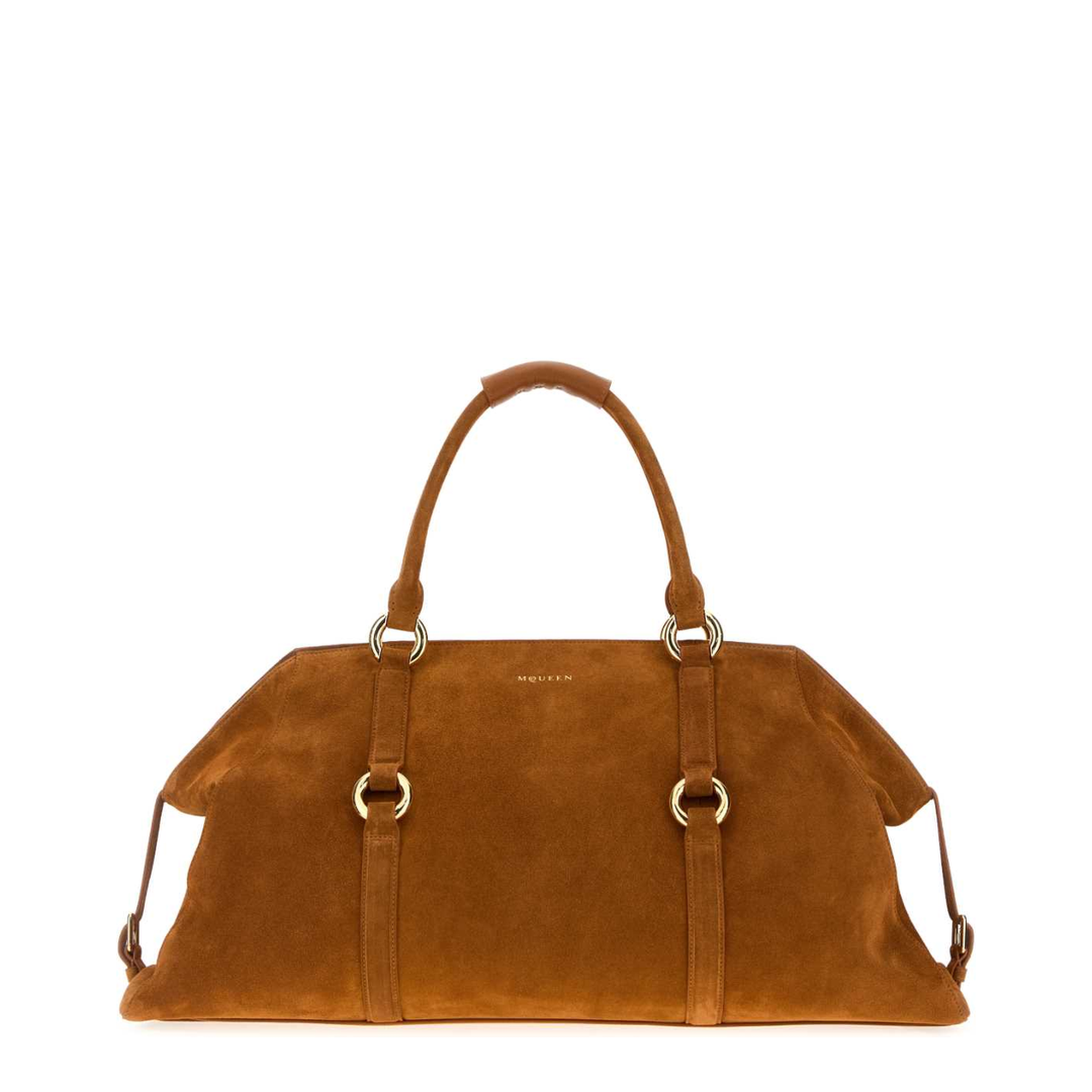 Farringdon Maxi Suede Tote - Caramel - Image 1