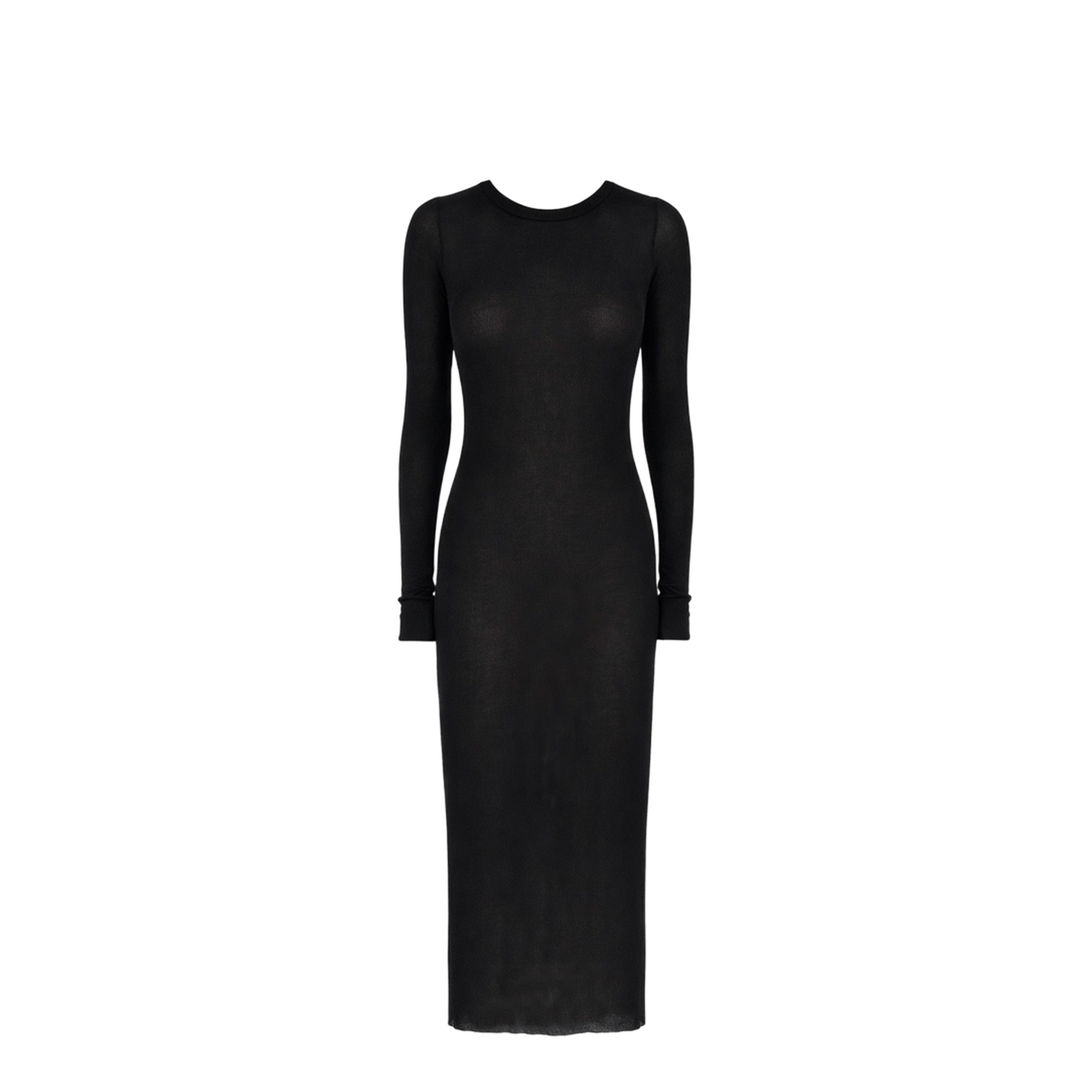 Long-Sleeved Midi Dress - Image 1