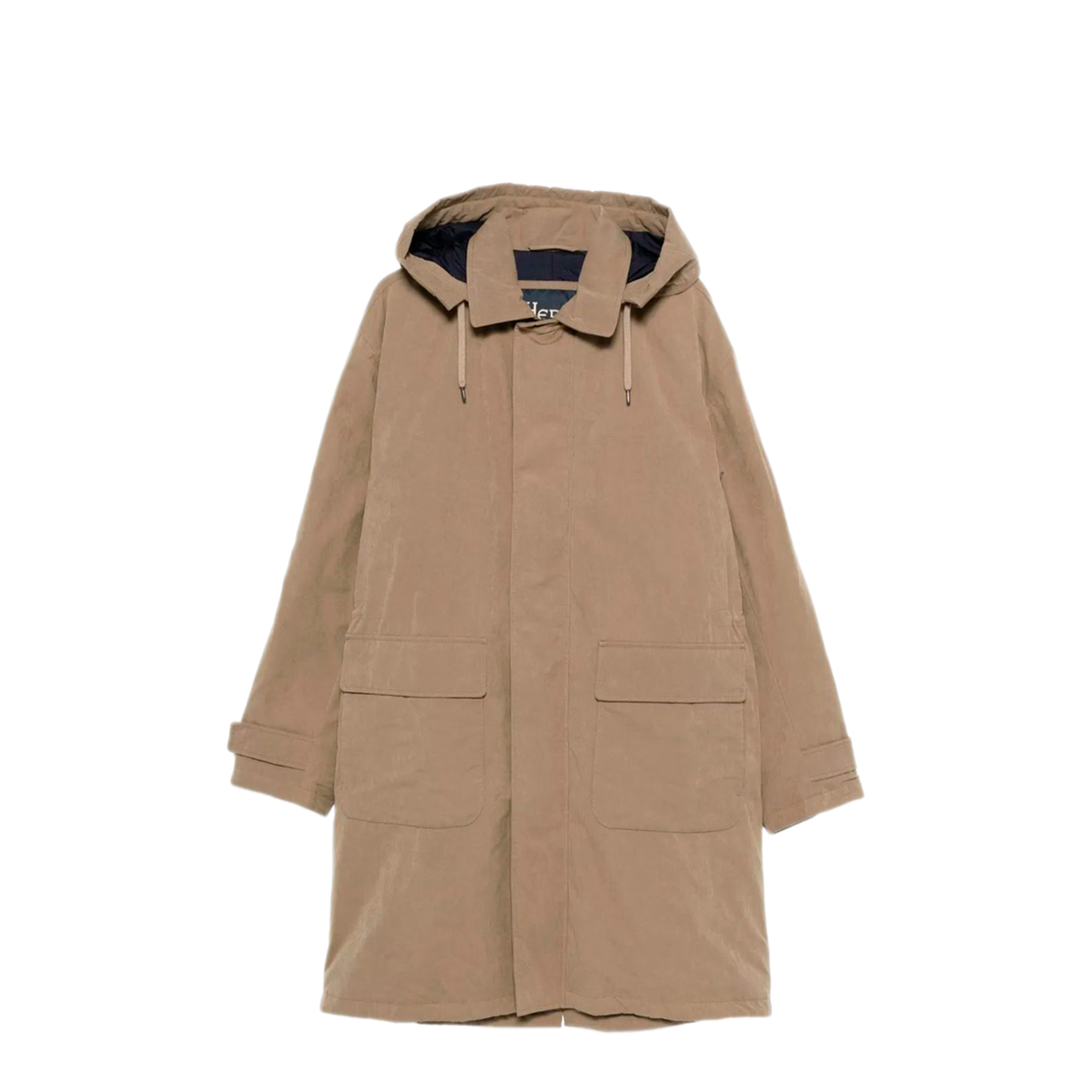 Padded Long Parka with Hood - Image 1