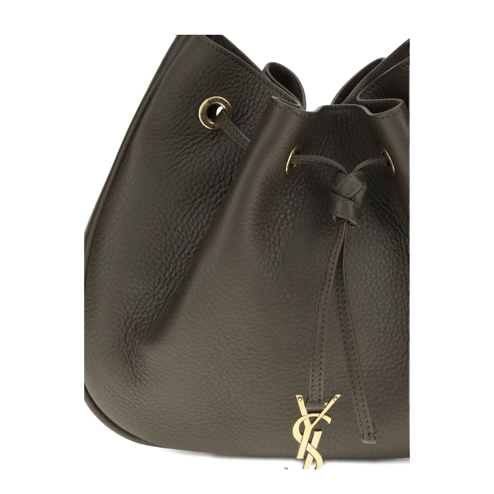 Paris VII Small Leather Shoulder Bags - Dark Green - Image 3