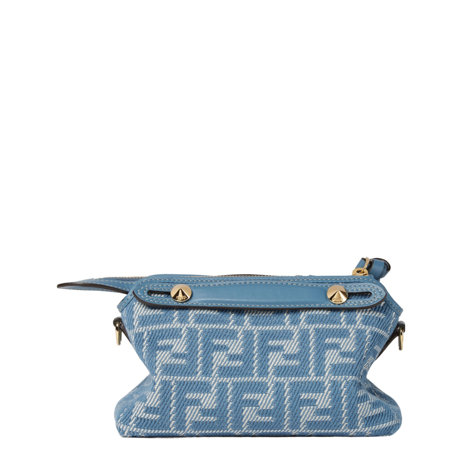 By The Way Soft Mini
Blue Denim Effect FF Jacquard Mini Bag - Image 4