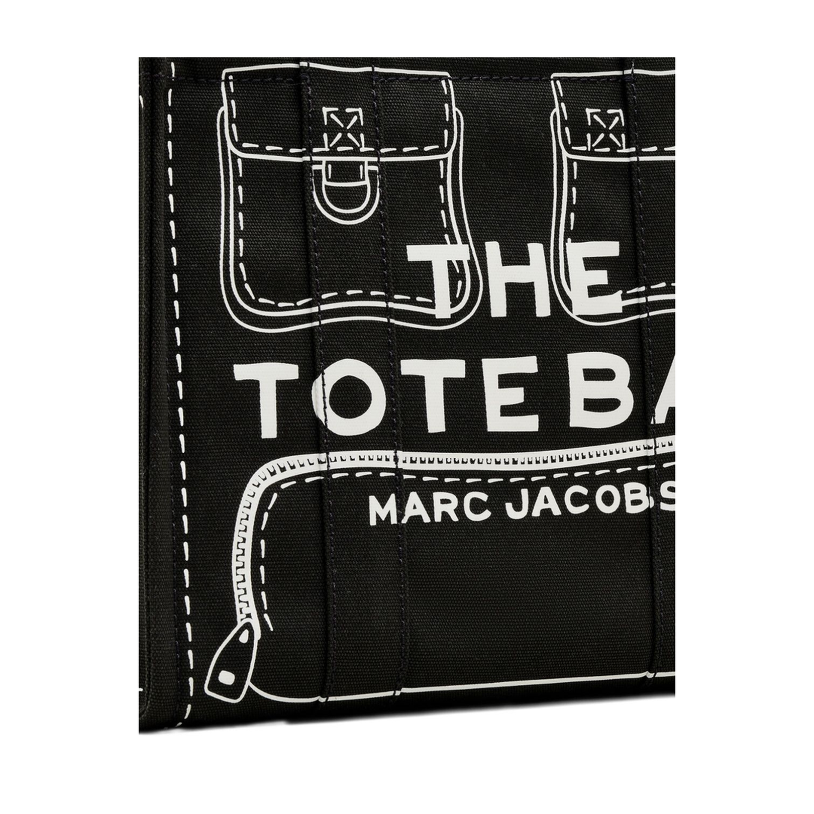 Trompe L'Oeil Cargo Canvas Medium Tote Bag - Image 6