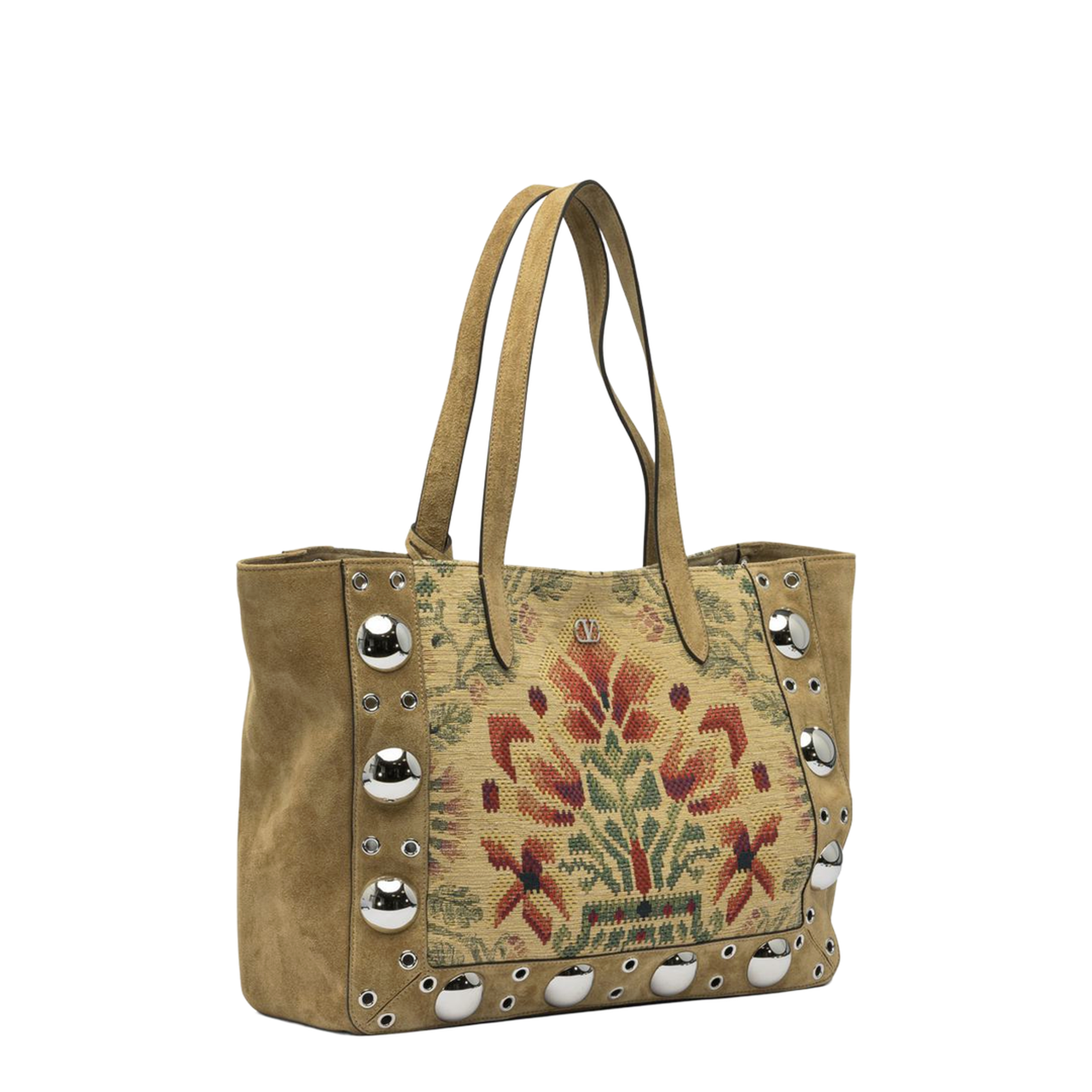 Medium Tote Bag Nellcôte in Jacquard Fabric - Image 2