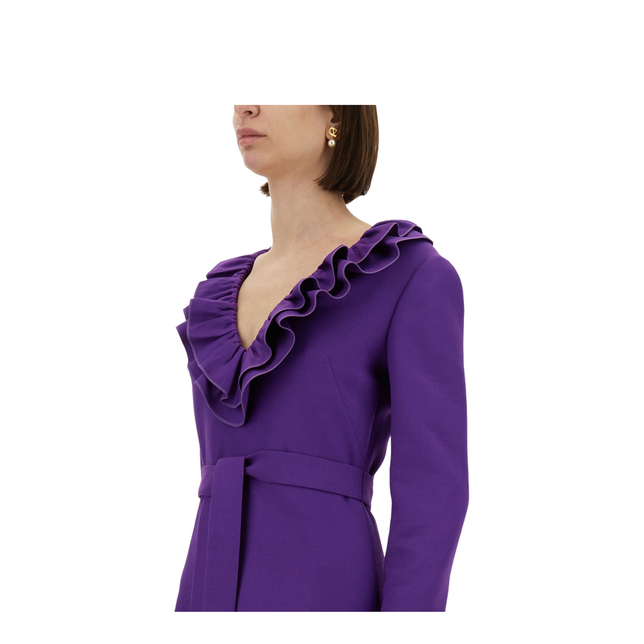 Crepe Couture Mini Dress - Image 4