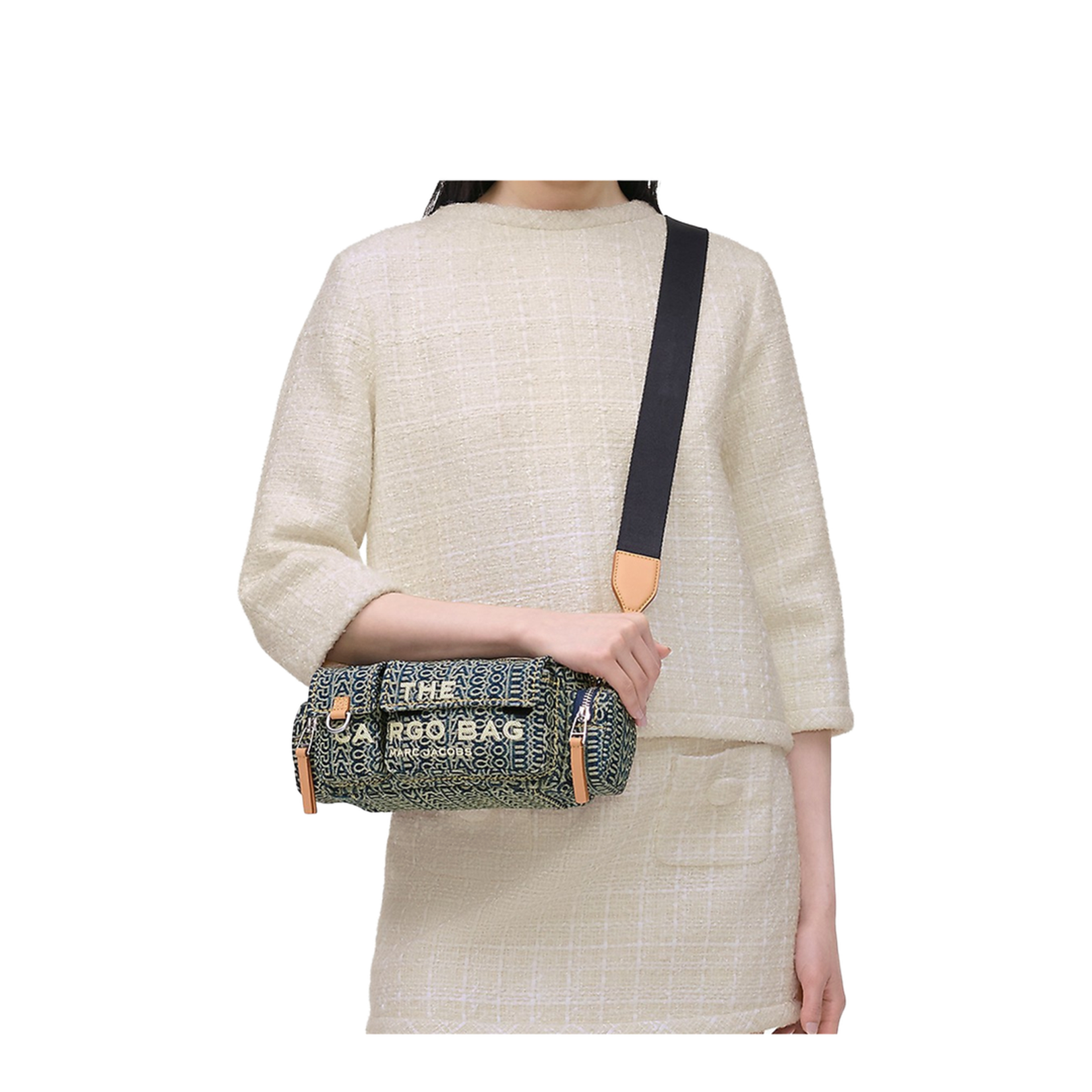 Cargo Monogram Denim Shoulder Bag - Image 5