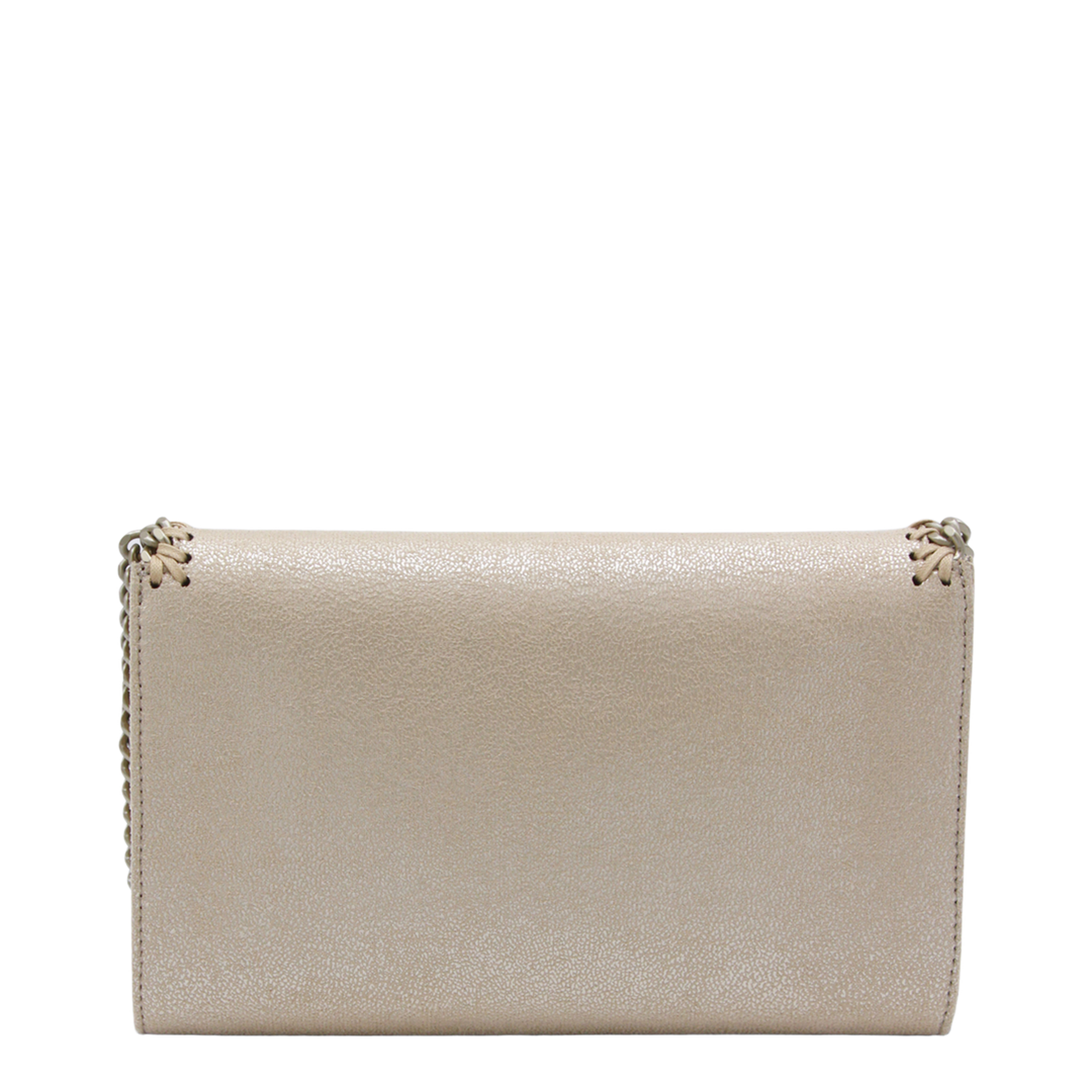Falabella Polyester Wallet On Chain - Gold - Image 6