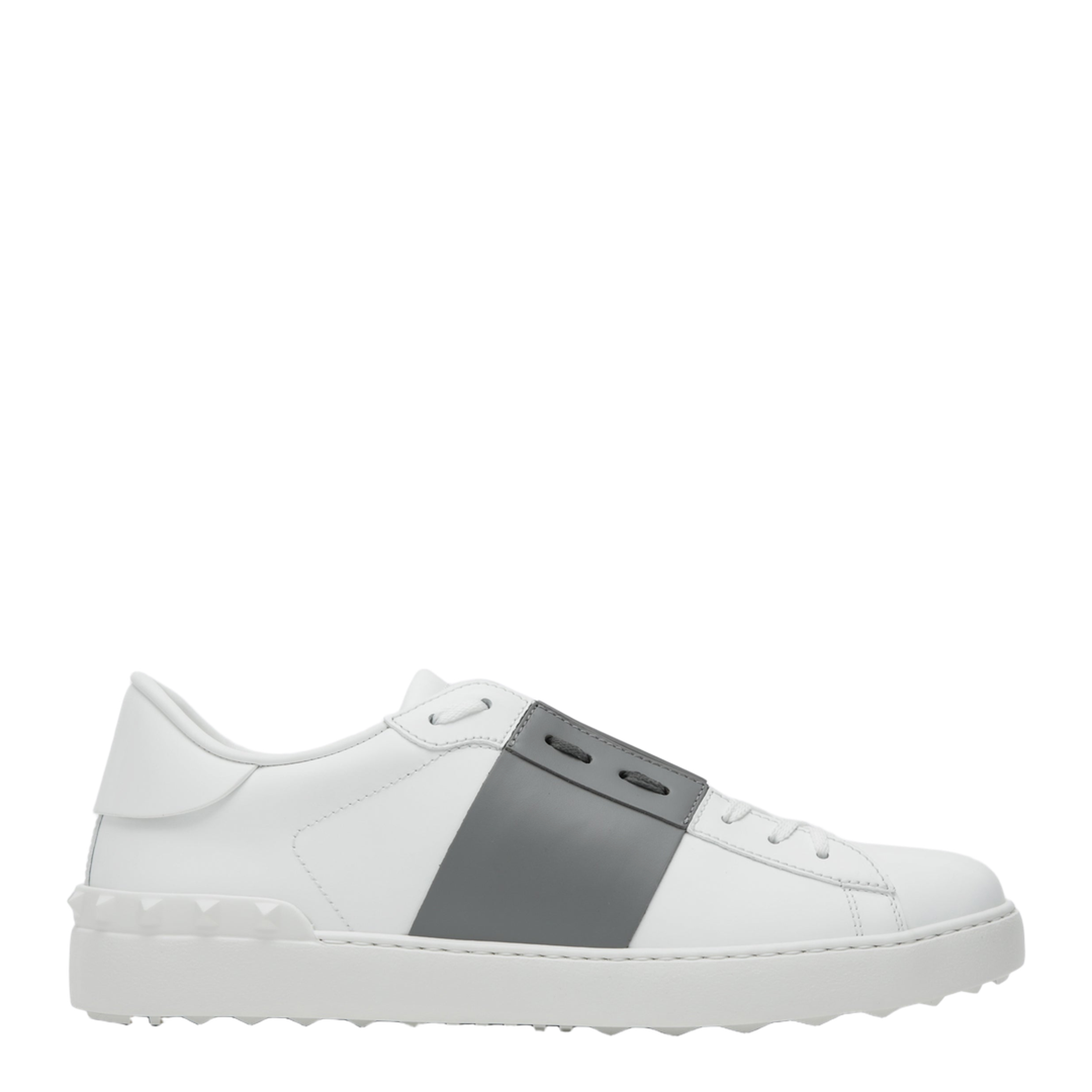 White Dark Steel Open Sneaker - Image 1
