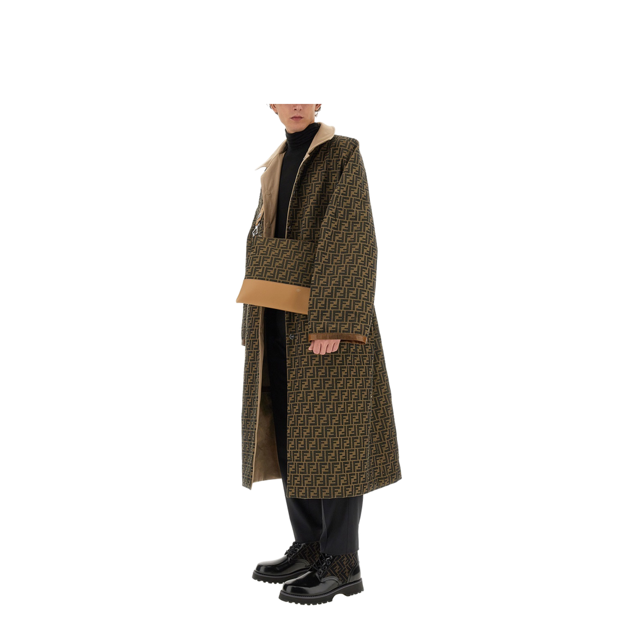 Fabric Trench Coat - Image 4