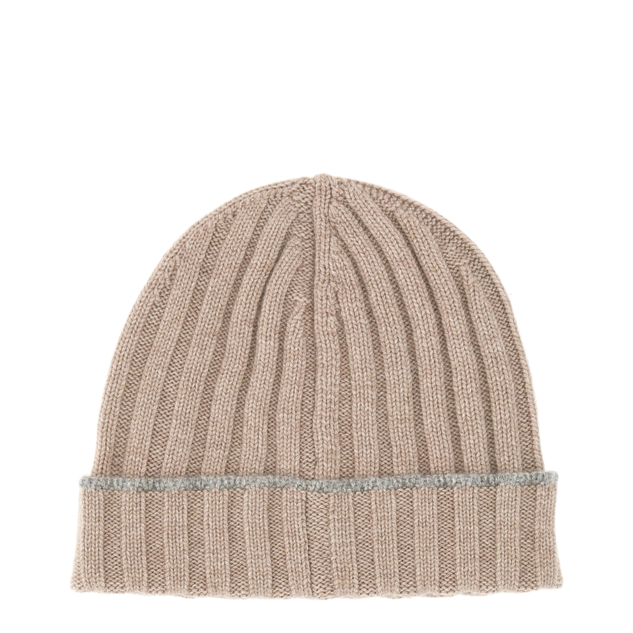 Cashmere Turn-Up Beanie - Image 2