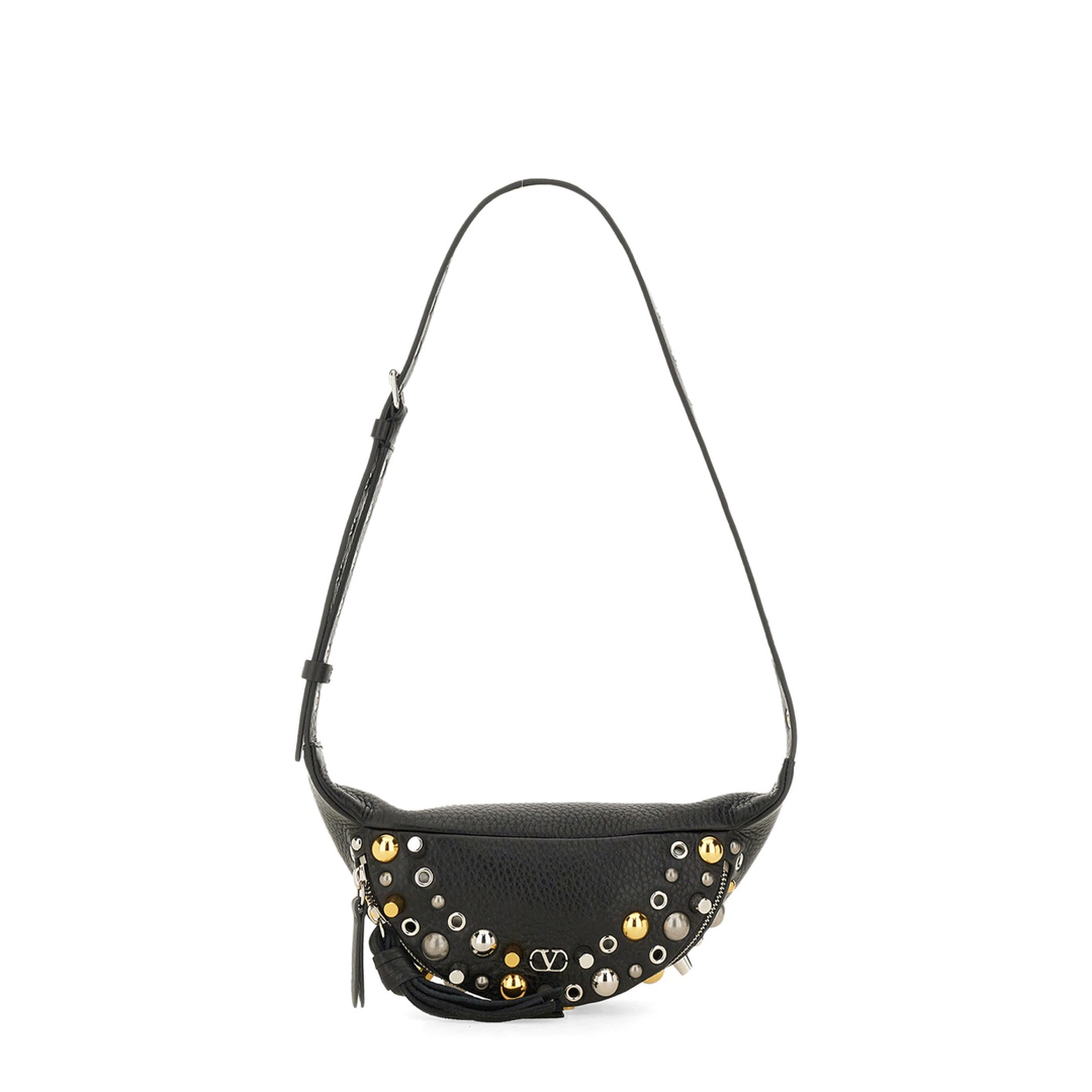 Nellcôte Grainy Calfskin Belt Bag - Black - Image 5