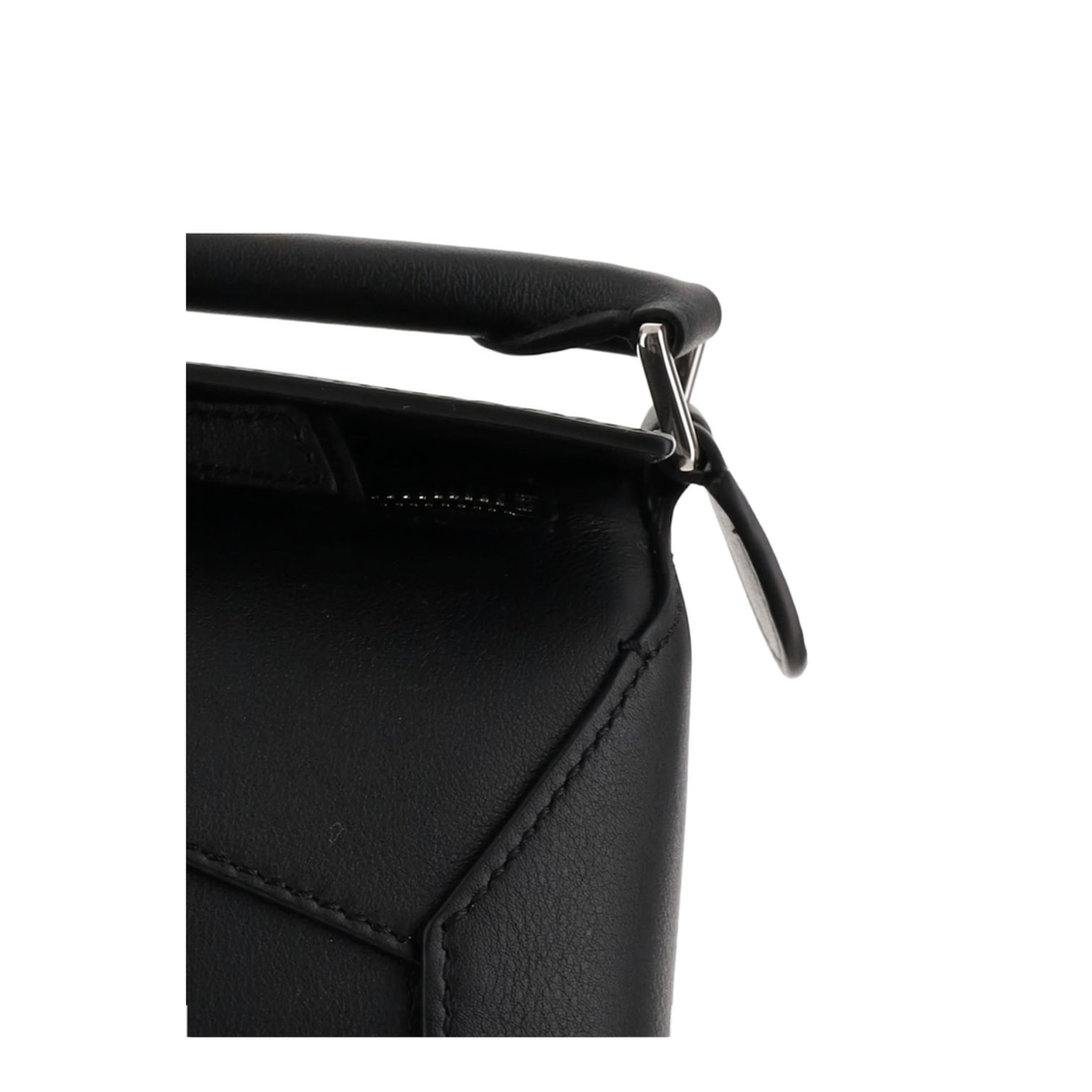 Puzzle Edge Mini Calfskin Crossbody - Black - Image 4