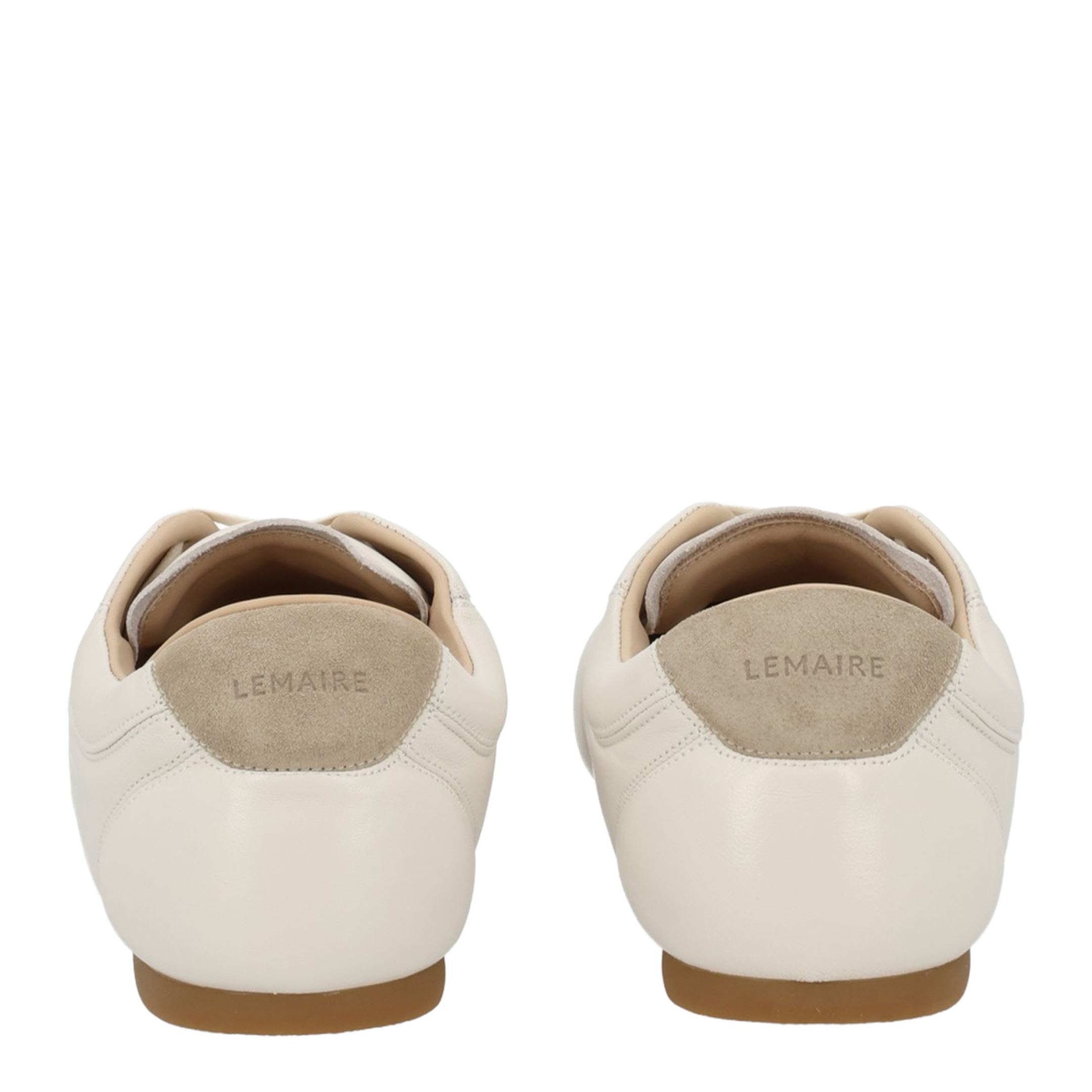 White Leather Sneakers - Image 3