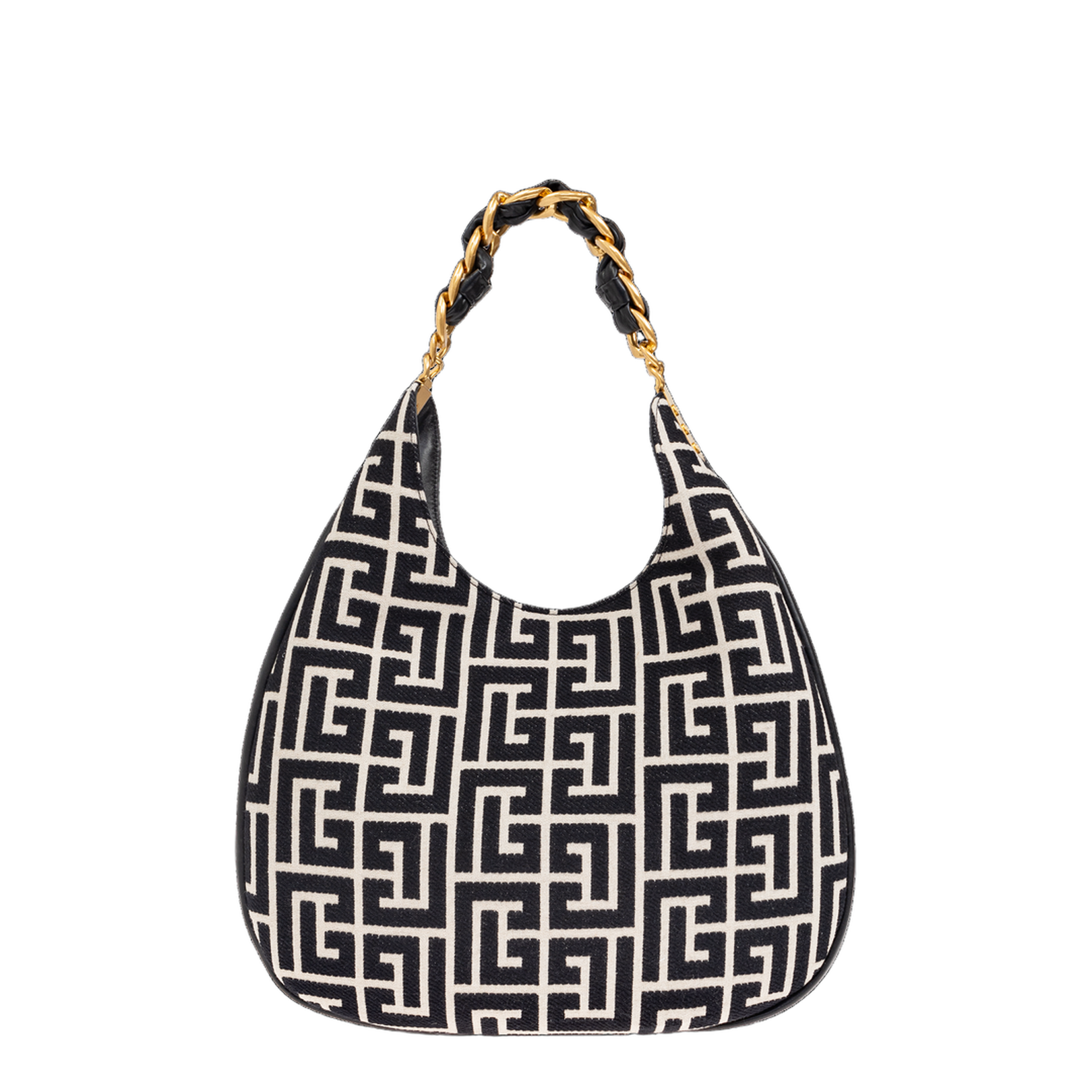 1945 Soft Large Jacquard Tote - Black - Image 2