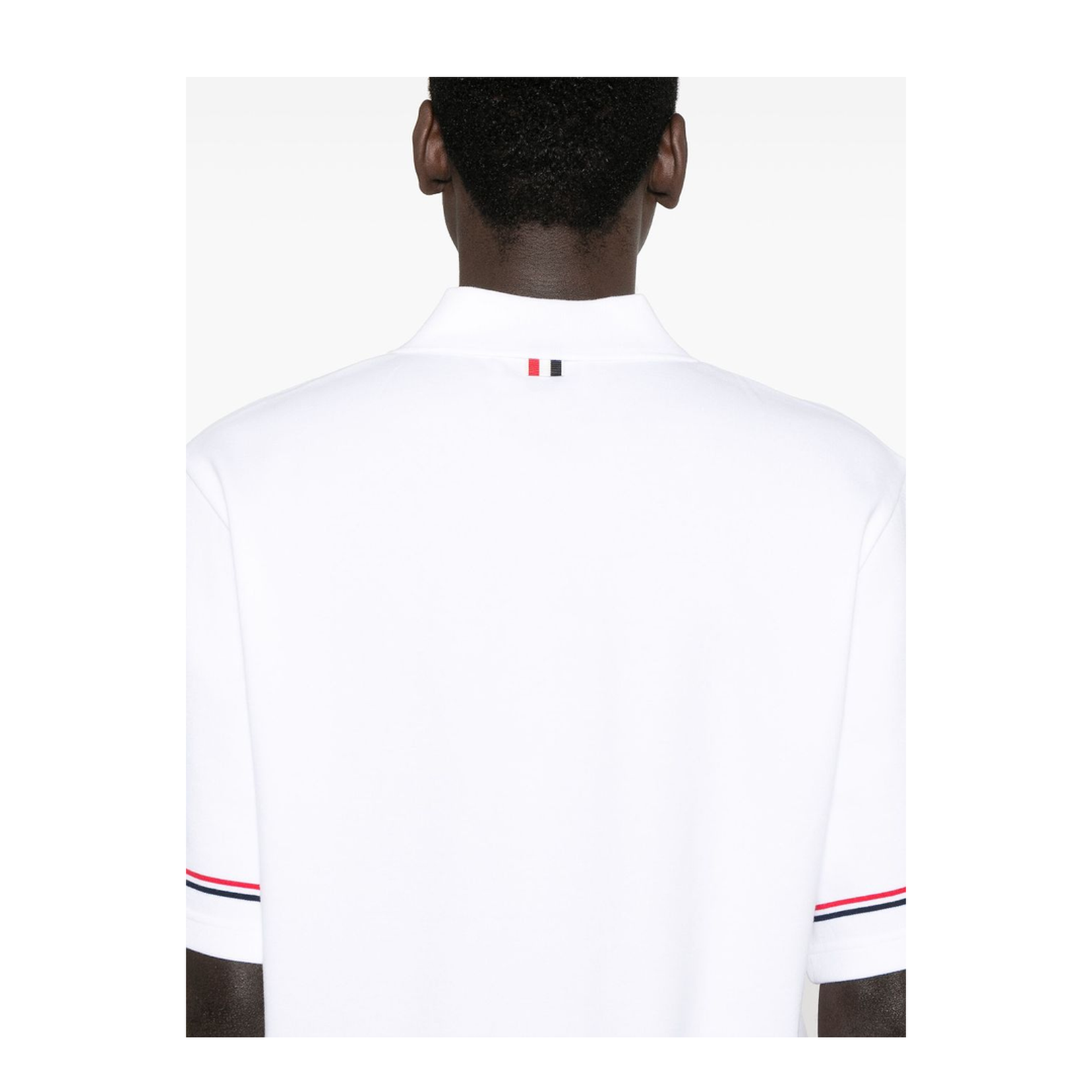 Rugby Fit RWB Stripe Short Sleeve Polo Shirt - Image 3