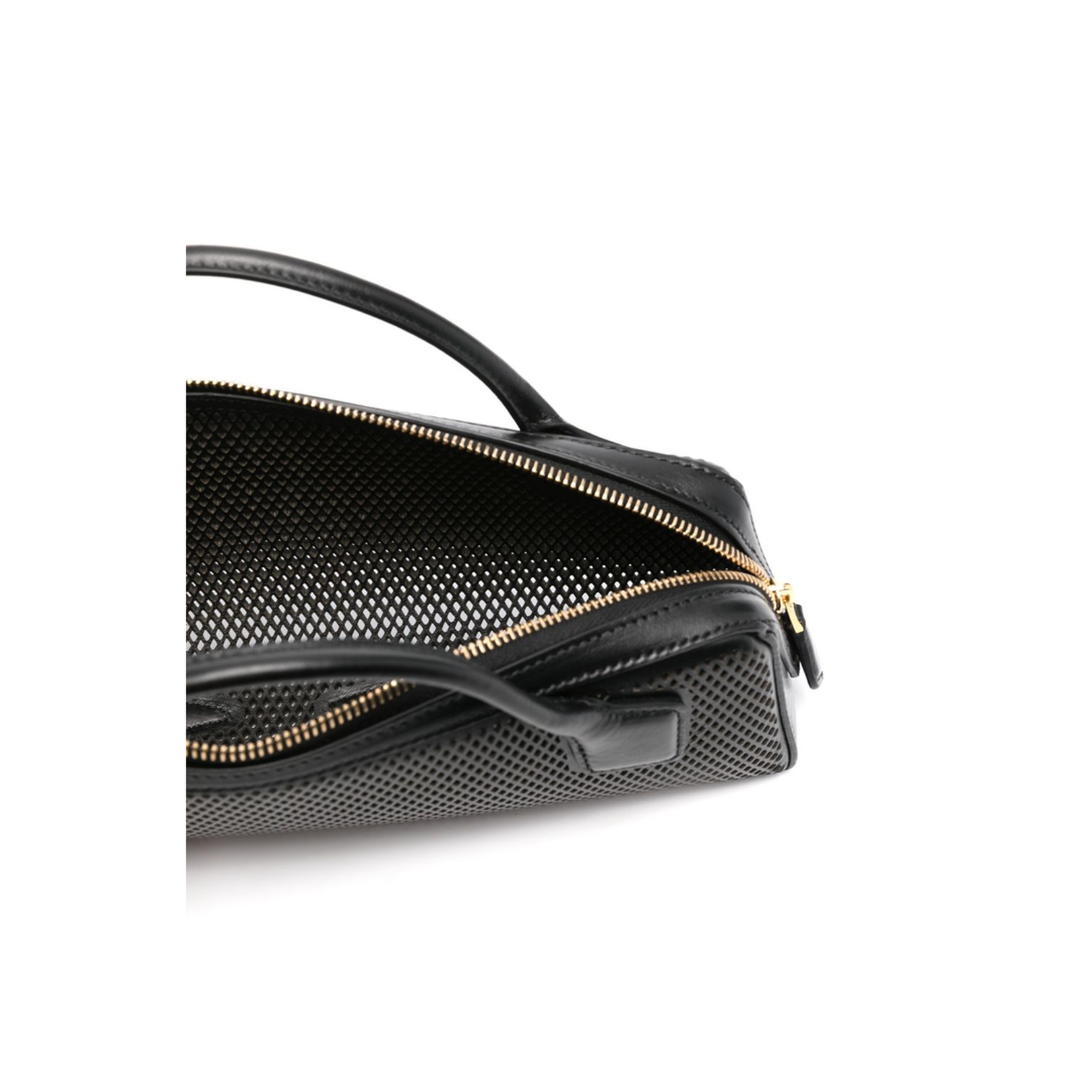 Black Perforated Le Teckel Bag - Image 4