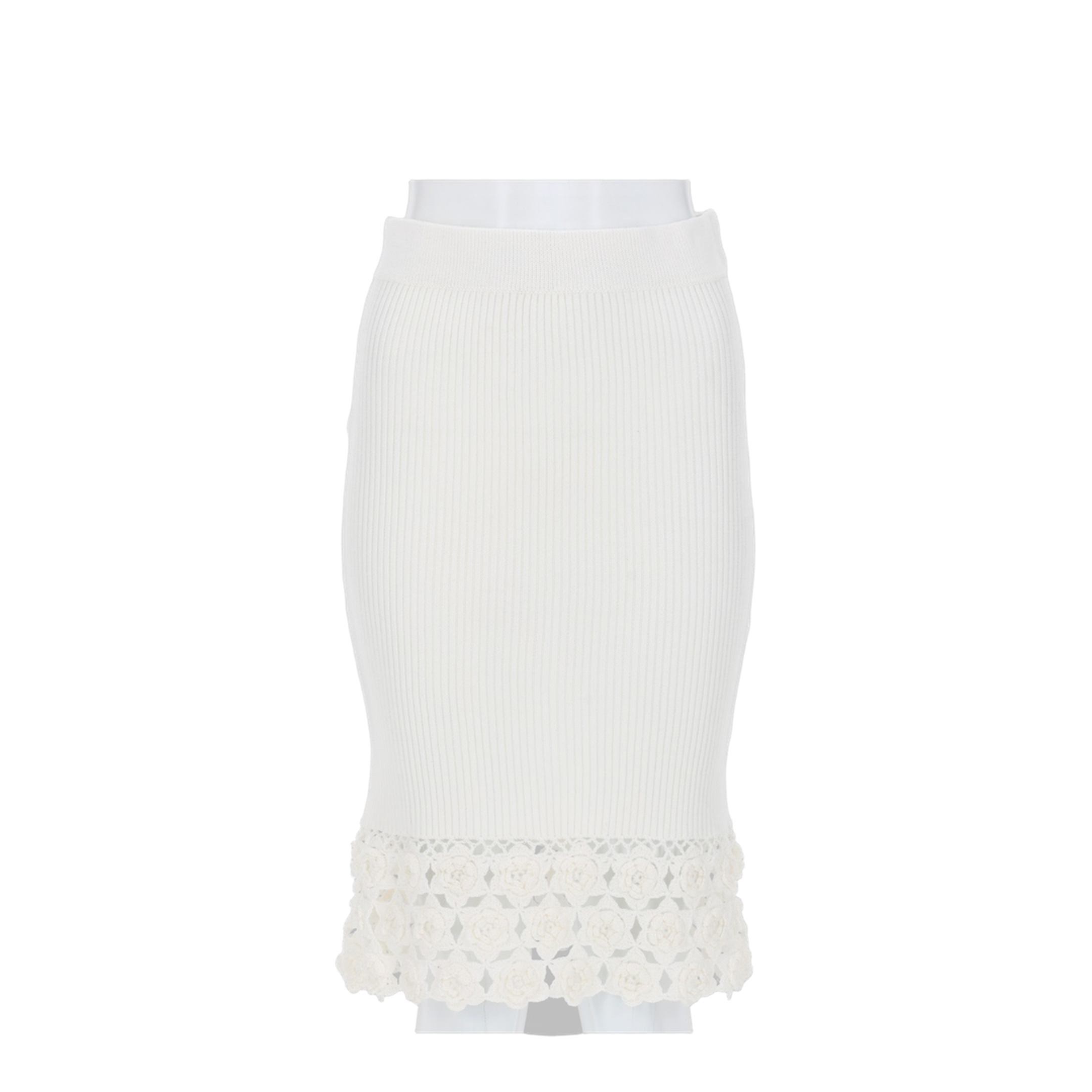 Crochet Ribbed Skirt - Image 1