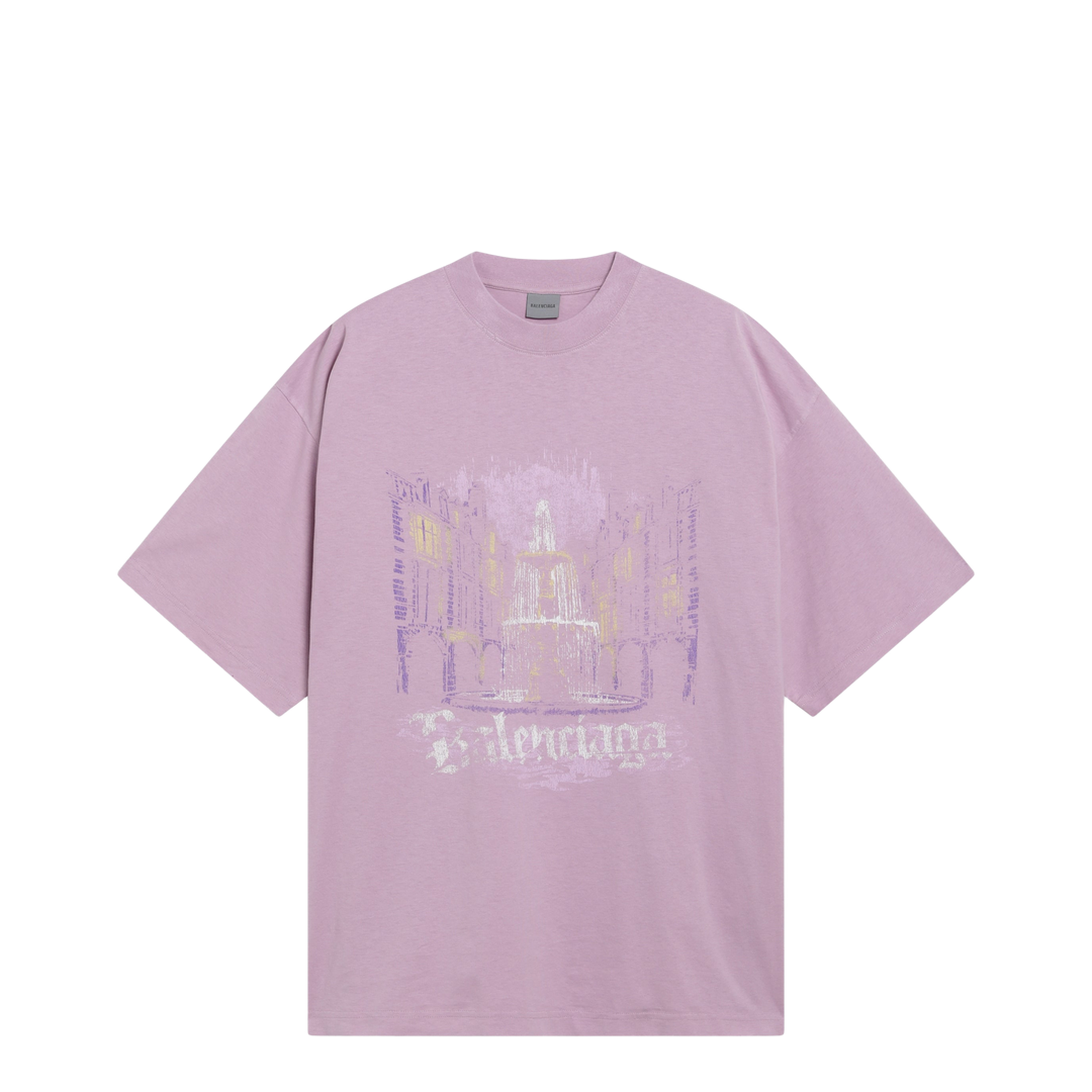 Light Pink Cotton T-Shirt - Image 1
