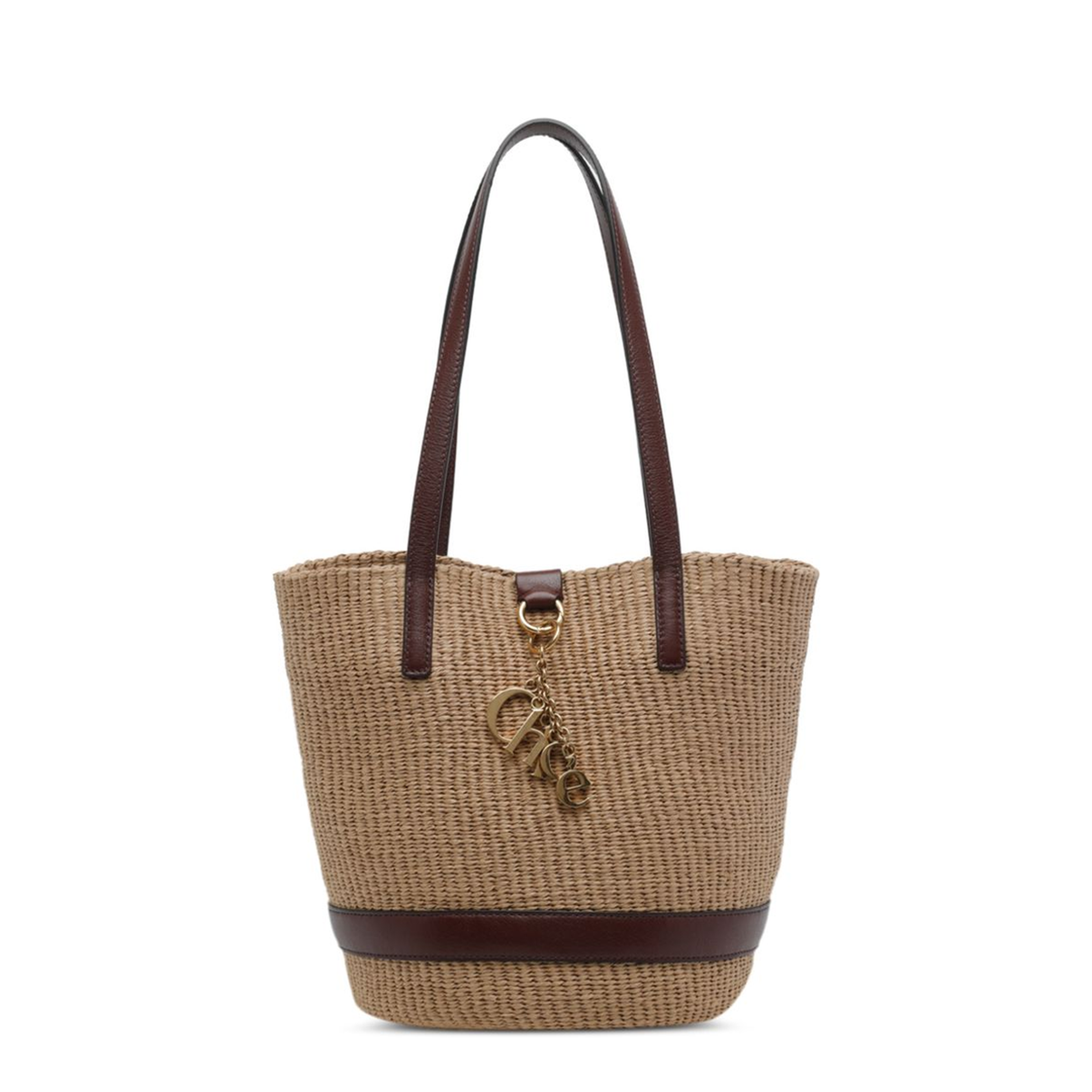 Charms Natural Fibres Basket Bag - Crafty Brown - Image 1