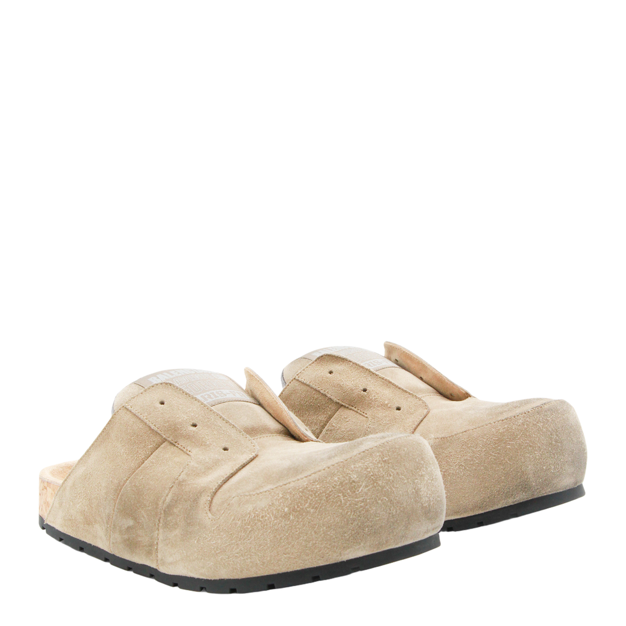 Dumbo Sabot in Distressed Suede Calfskin - Image 3