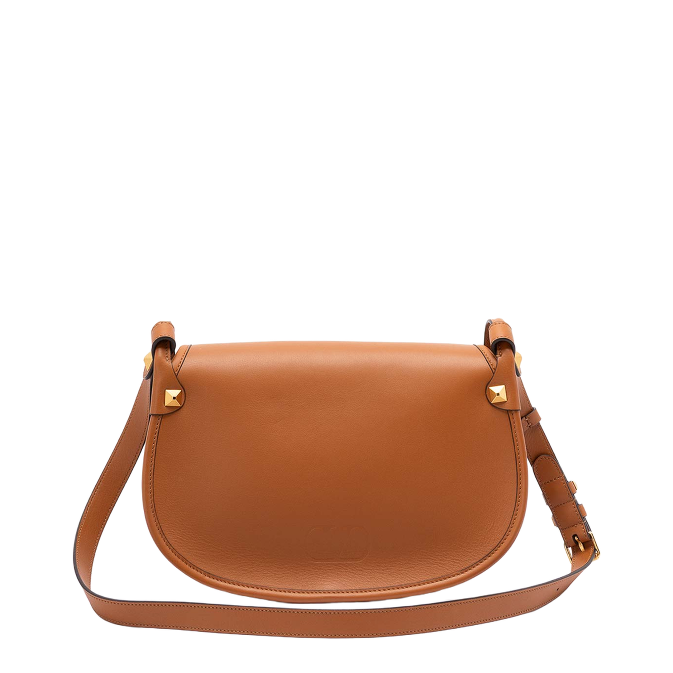 Flaneuse Small Leather Crossbody Bag - Brown - Image 2
