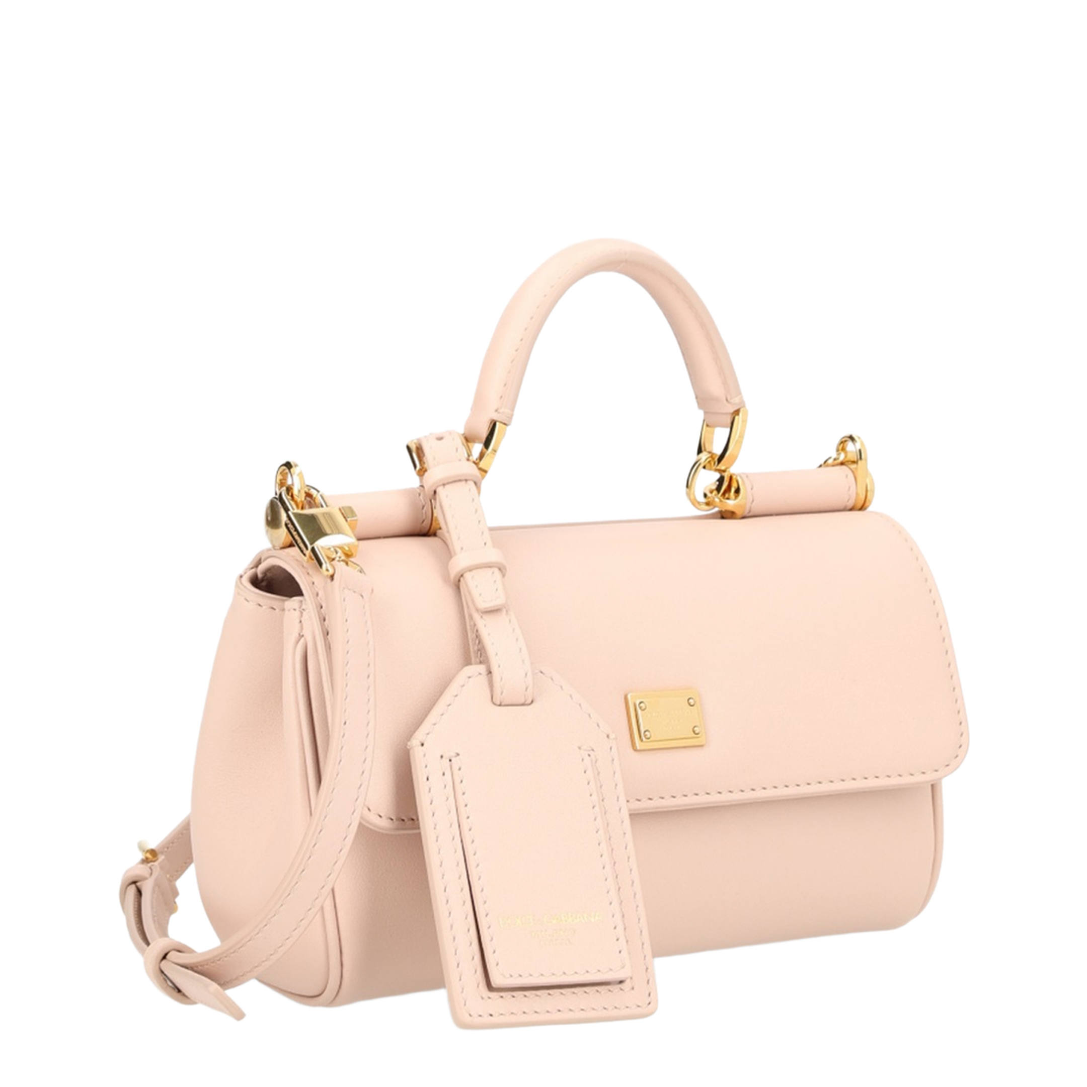 My Sicily Mini Calf Leather Top-Handle Bag - Beige - Image 2