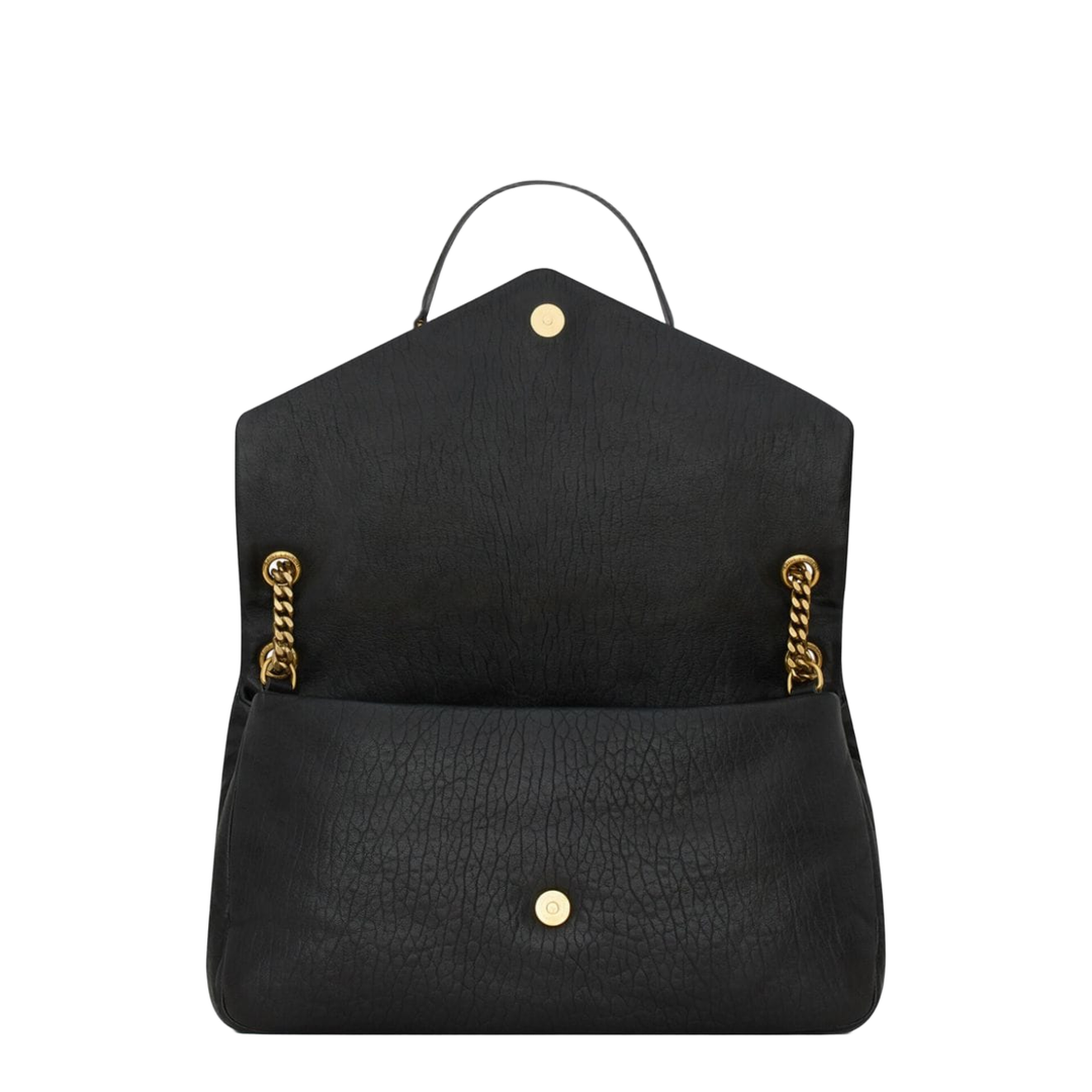 Cassandre Lambskin Pouch on Chain - Black - Image 2